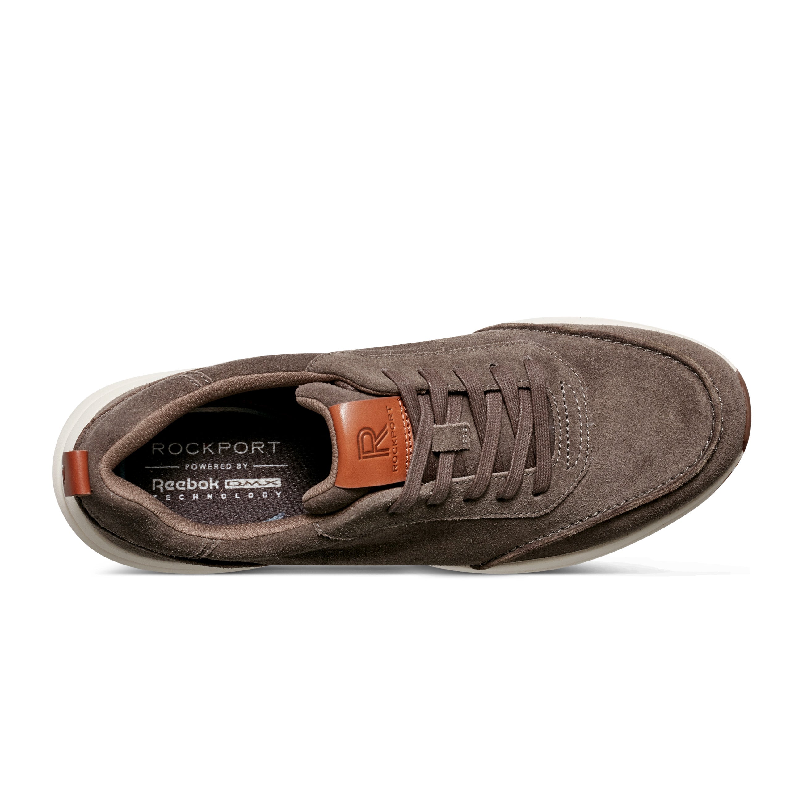 Rockport X Reebok Men's DMX™ Bowen Casual Lace-Up Sneakers - Comfortable Walking Shoes for Men | Breathable & Lightweight for Work, Travel & Everyday Wear
