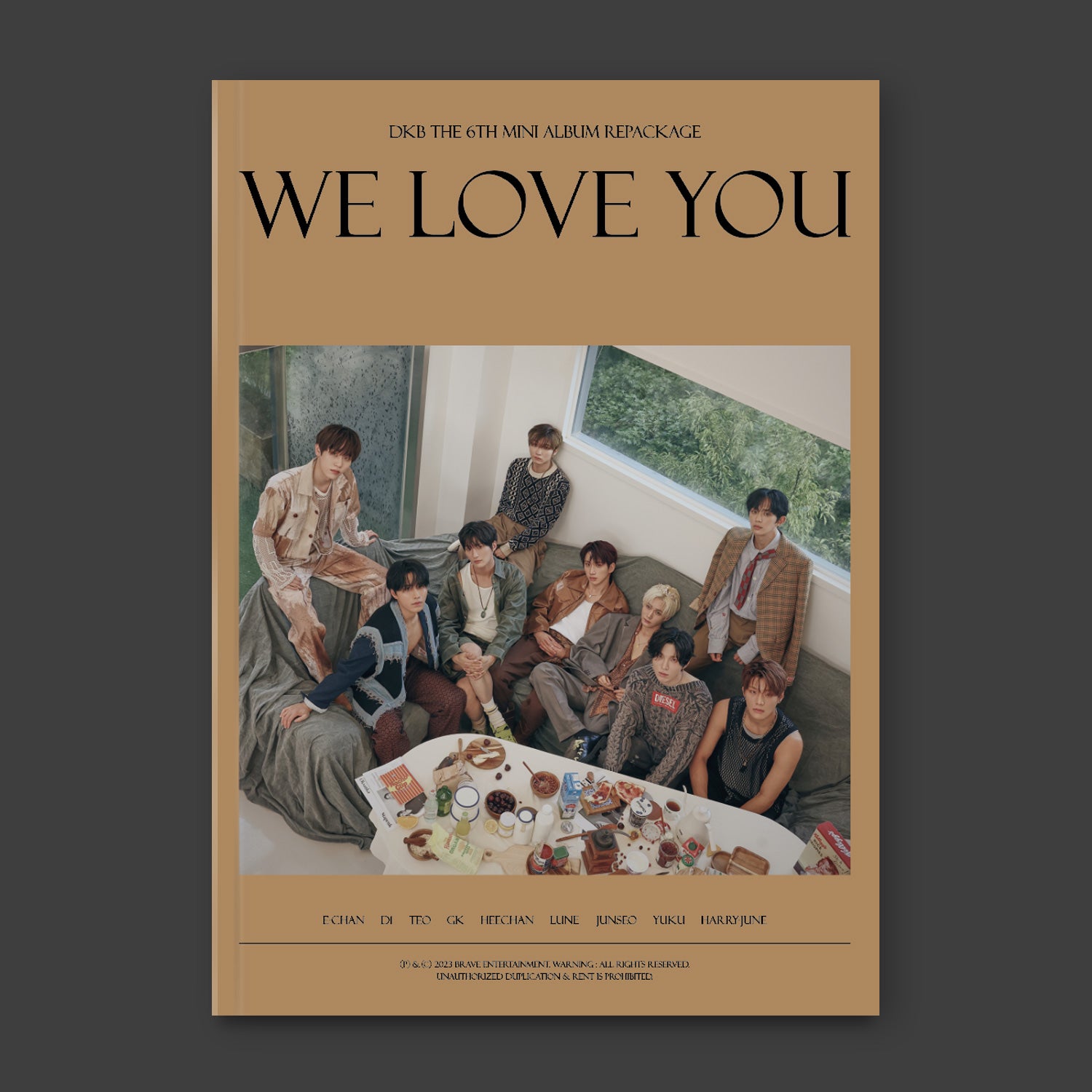 DKB 6th Mini Album Repackage 'WE LOVE YOU' - K-POP Music CD for Fans | Perfect for Collecting, Gifting & Enjoying at Home or Concerts
