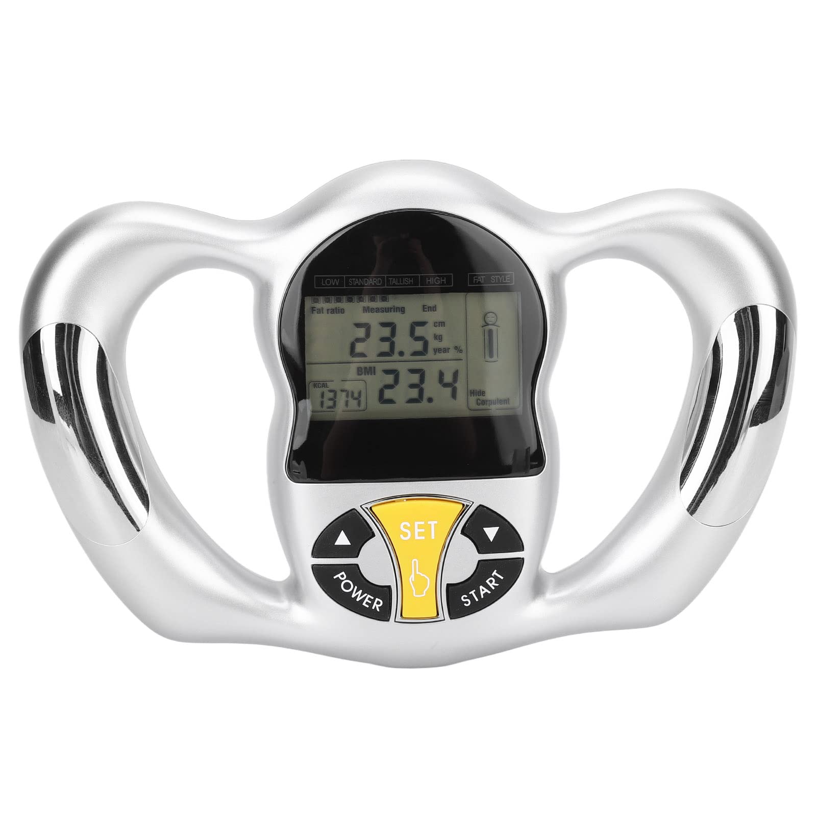Portable Digital Body Fat Analyzer - Handheld Body Fat Loss Monitor & Health Tracker for Home Gym Fitness Weight Management