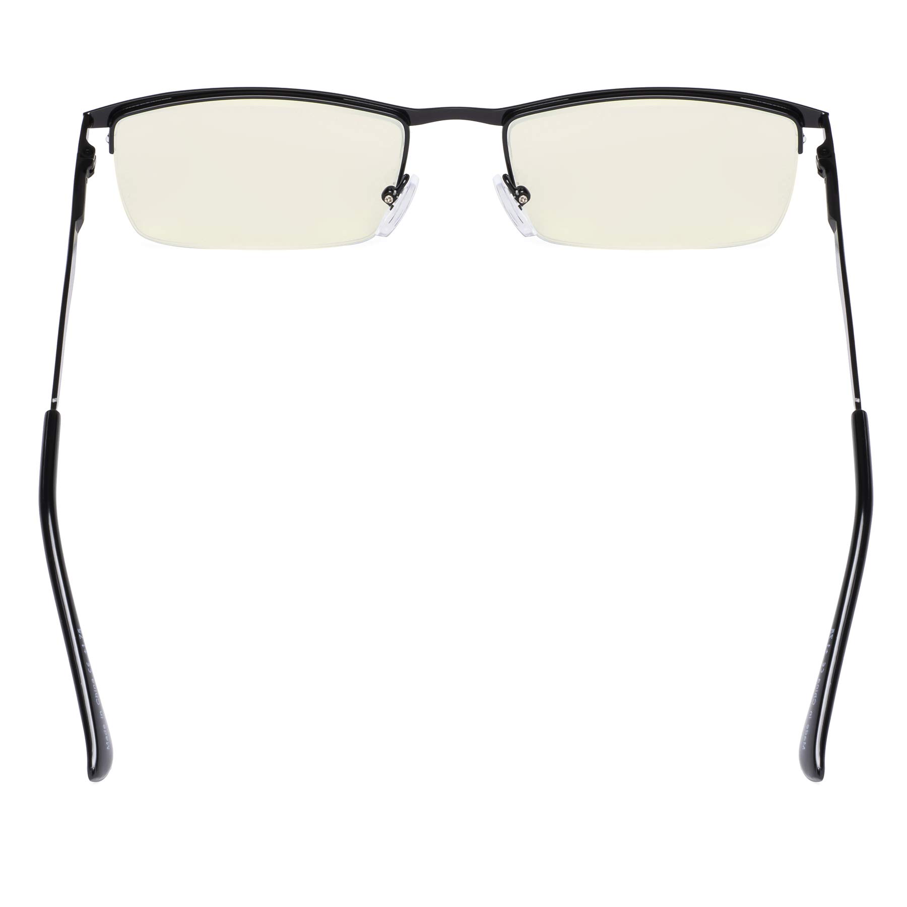 CessBlu Blue Light Blocking Glasses for Computer Use - UV Protection, Anti Blue Rays, Half-Rim Reading Glasses for Screen Time & Digital Eye Strain Relief