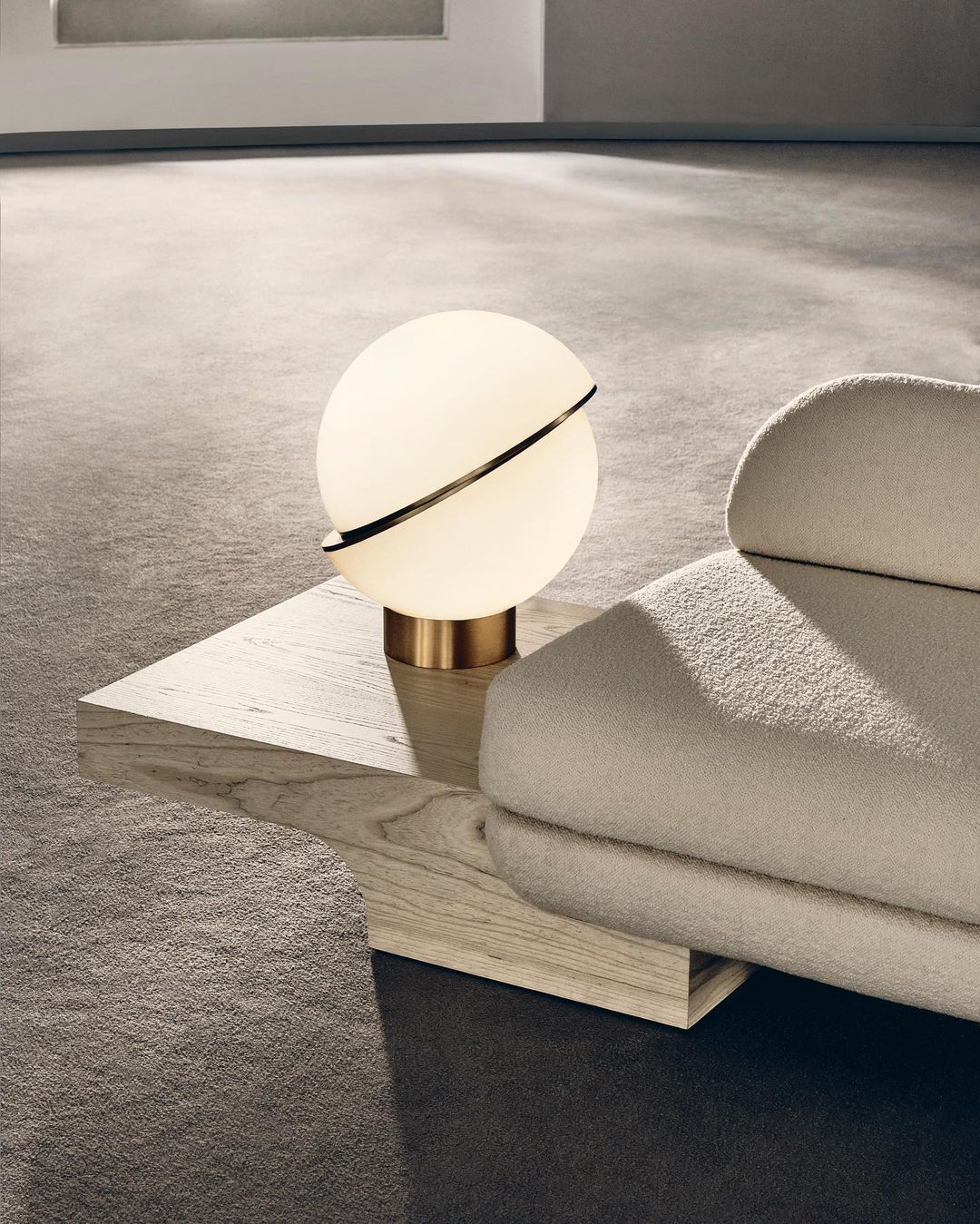 Modern Crescent Table Lamp - Adjustable LED Desk Light for Home Office, Bedroom & Study - Warm White & Cool White Lighting Options