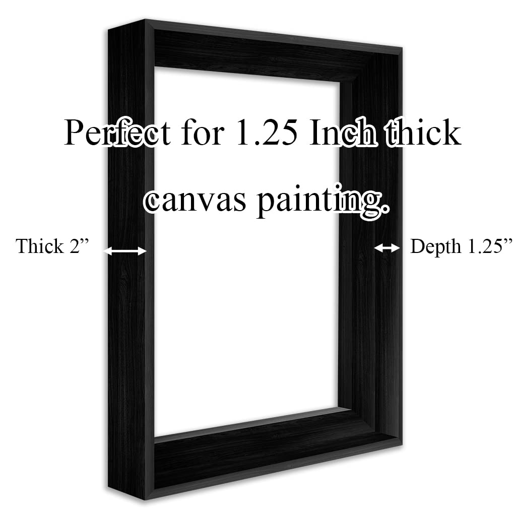 DIY Canvas Floater Frames for Paintings - 1.25