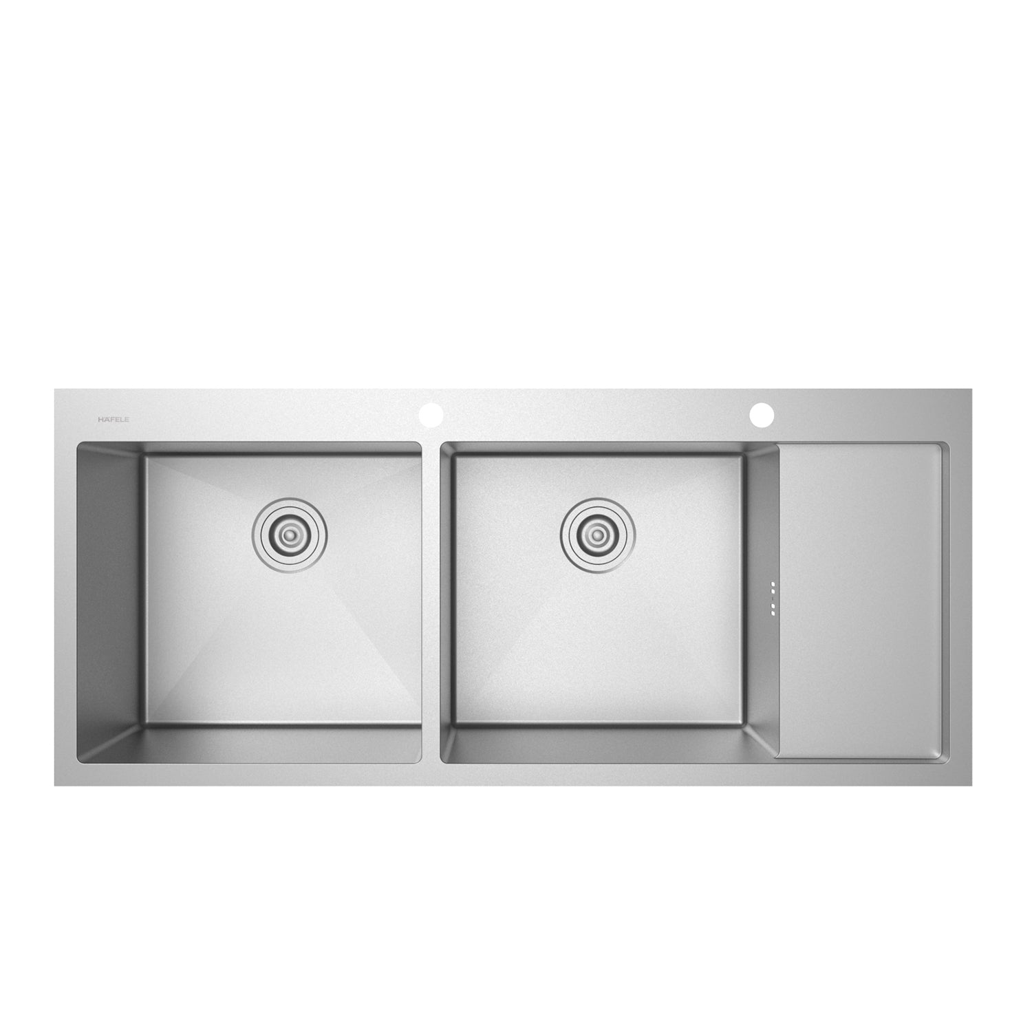 Premium 50/50 Double Bowl Undermount Stainless Steel Kitchen Sink - 48