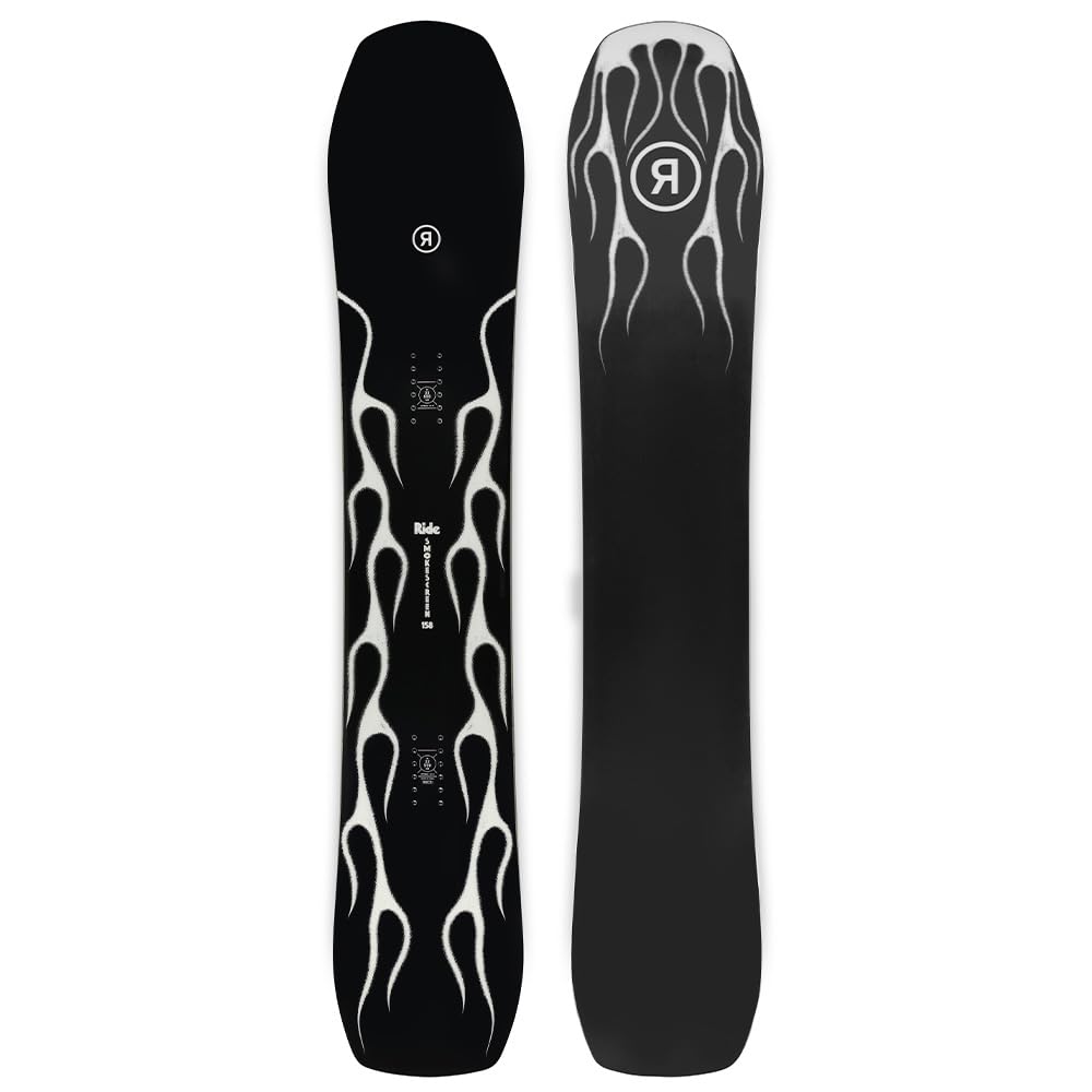 Ride Smokescreen Men's Snowboard - All-Mountain Freestyle Snowboard for Powder & Park Riding | Perfect for Backcountry, Groomers & Terrain Parks