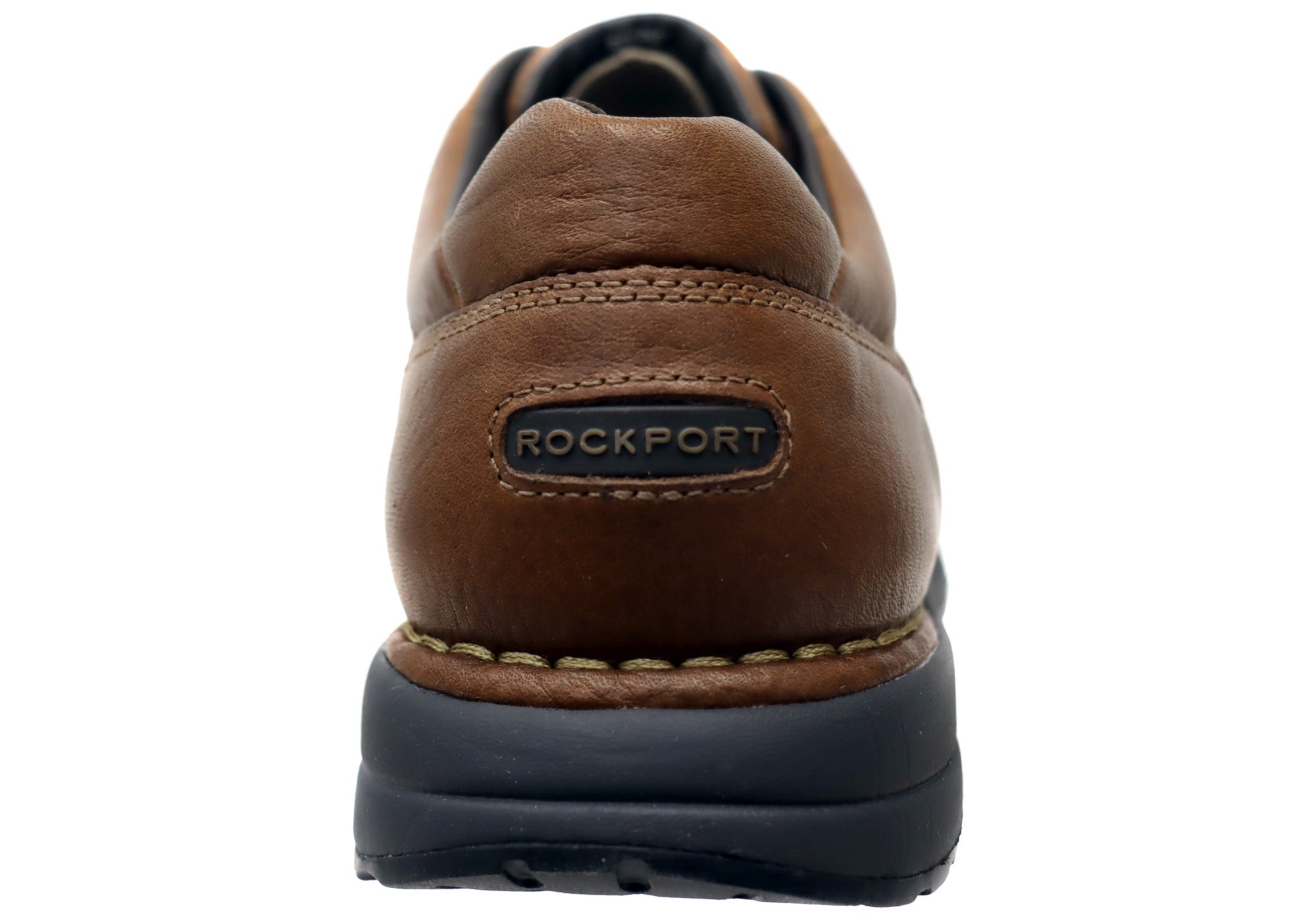 Rockport Edge Hill II Lace-Up Men's Leather Comfort Shoes - Wide Fit for All-Day Comfort - Perfect for Work, Travel & Casual Wear
