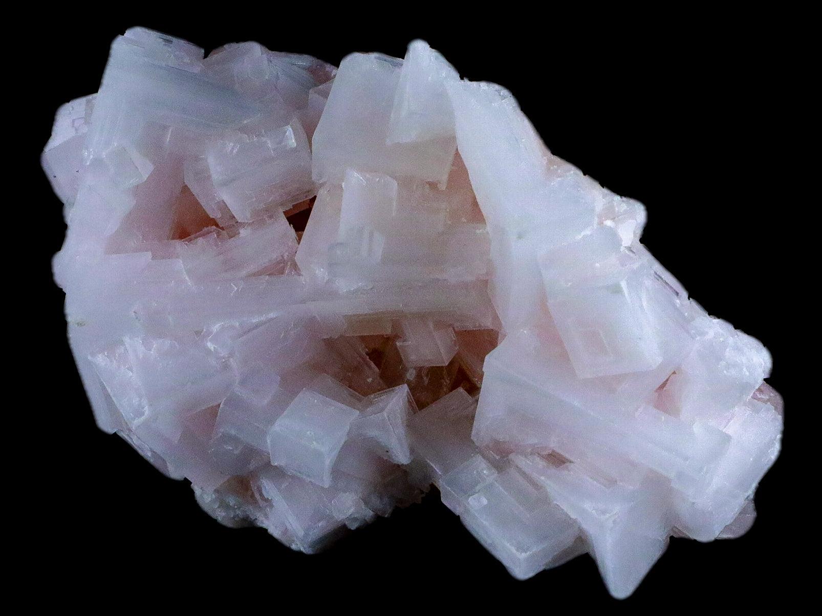 Natural Pink Halite Salt Crystals Cluster - 1 LB 3.9 OZ (5.4 Quality) from Searles Lake, CA | Mineral Specimen for Home Decor, Meditation & Crystal Healing