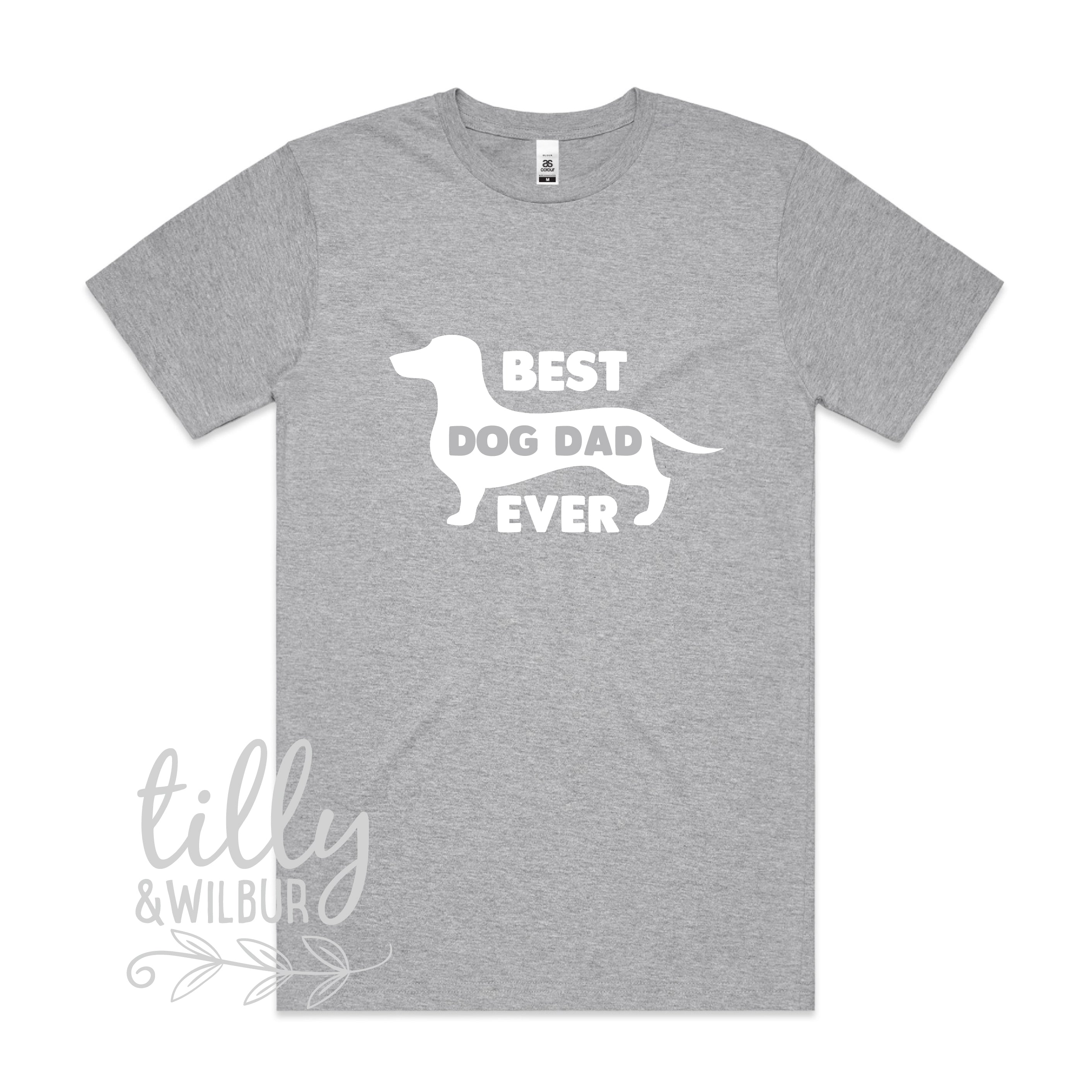Best Dog Dad Ever Dachshund T-Shirt - Funny Wiener Dog Lover Gift for Men - Perfect for Father's Day, Birthday & Dog Owner Apparel