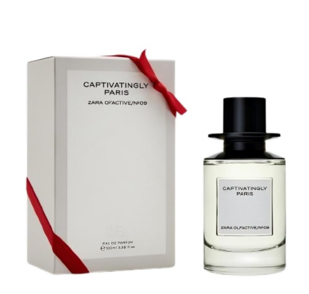 Zara Captivatingly Paris Eau de Parfum for Women - 100ml (3.4oz) Floral Musk Perfume with Pear, Rose & Vanilla Notes | Long-Lasting Fragrance by Jo Malone | Perfect for Date Nights, Office Wear & Special Occasions