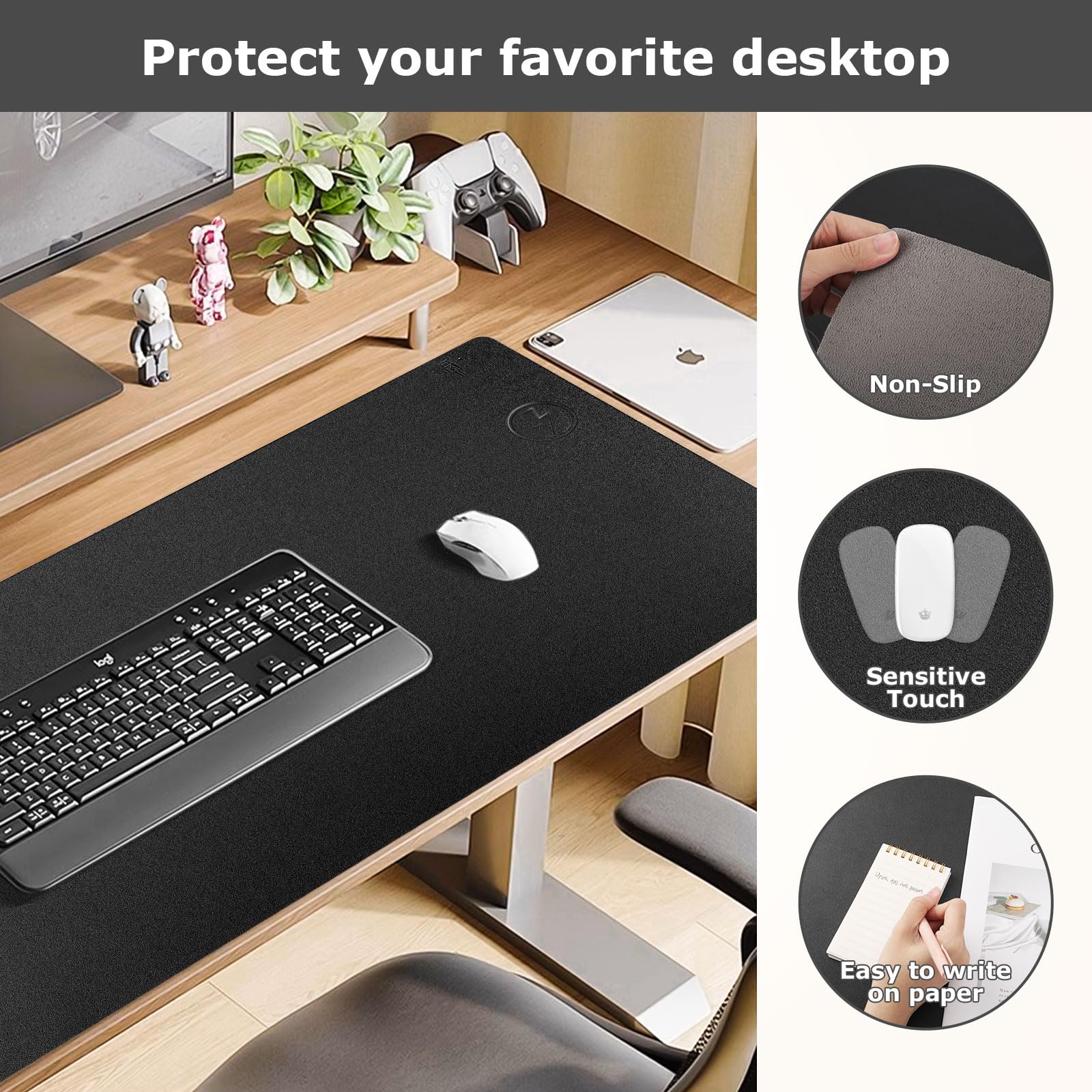 Firelison 2-in-1 Wireless Charging Mouse Pad - 36