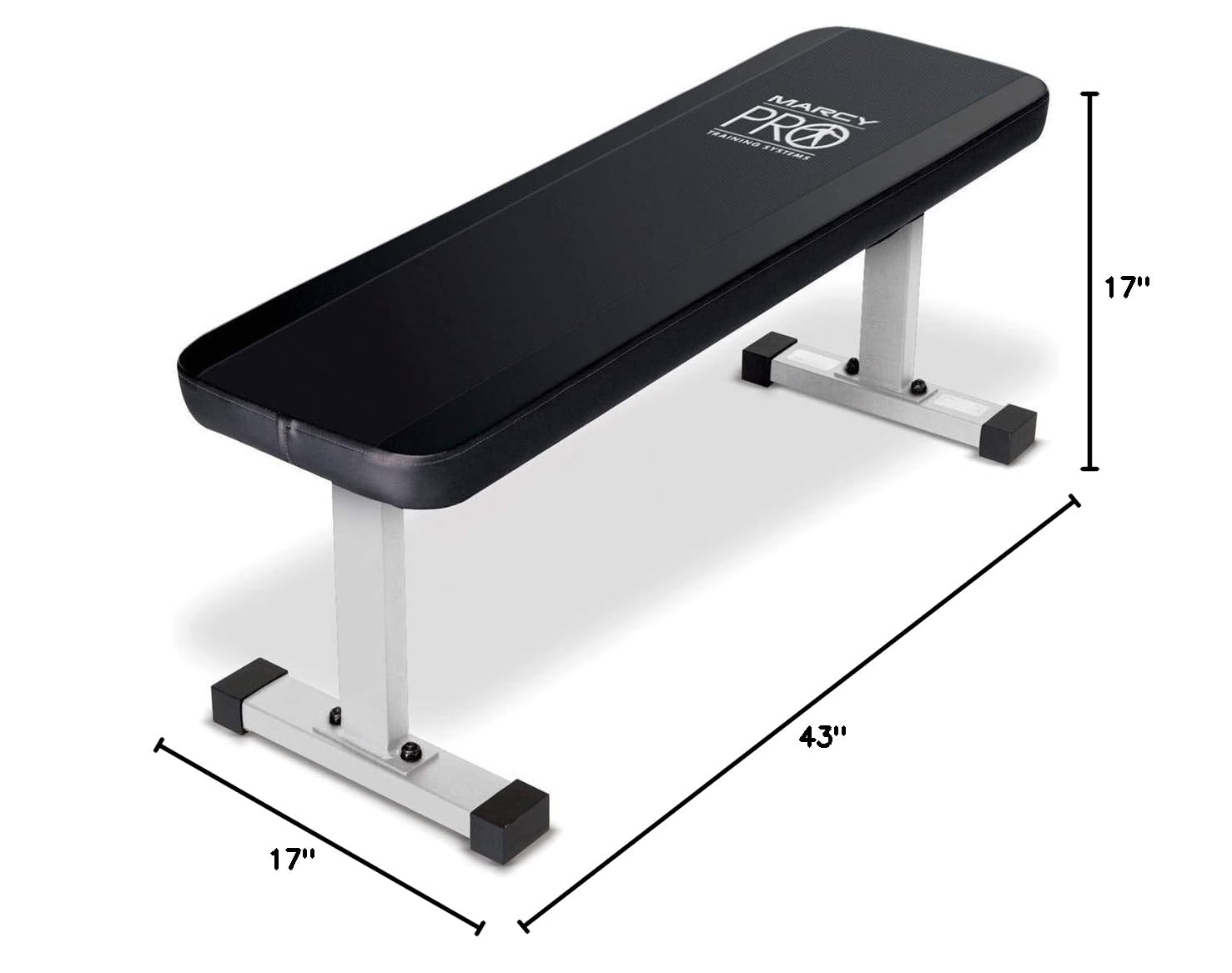 Marcy Flat Utility Weight Bench for Strength Training - 2 Pack Home Gym Equipment for Lifting, Workout & Fitness | Perfect for Home Workouts, Garage Gym & Personal Training