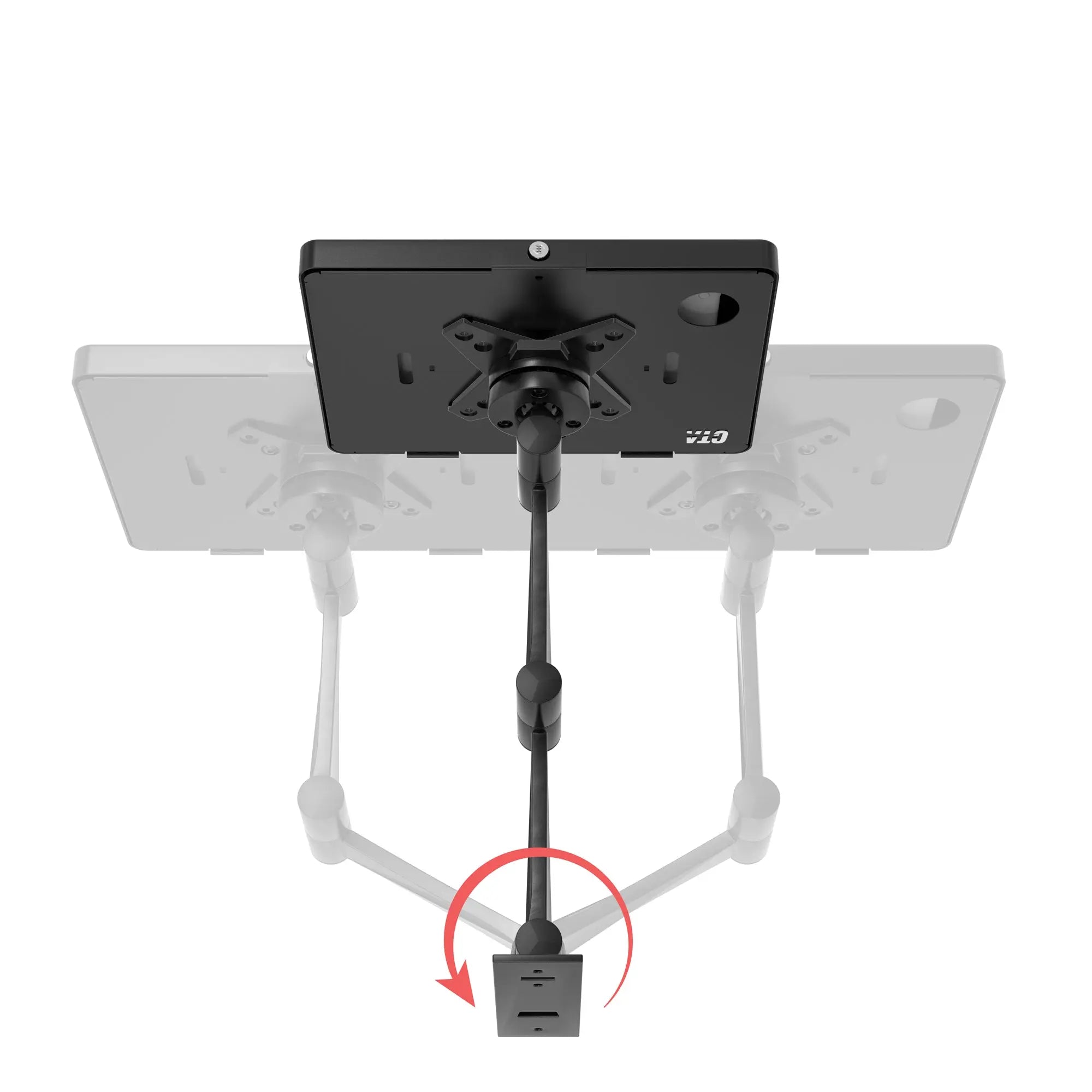 VESA Wall Mount Bracket with Enclosure - Adjustable Monitor Arm for 13-32 Inch Screens | Perfect for Home Office, Gaming Setup & Conference Rooms