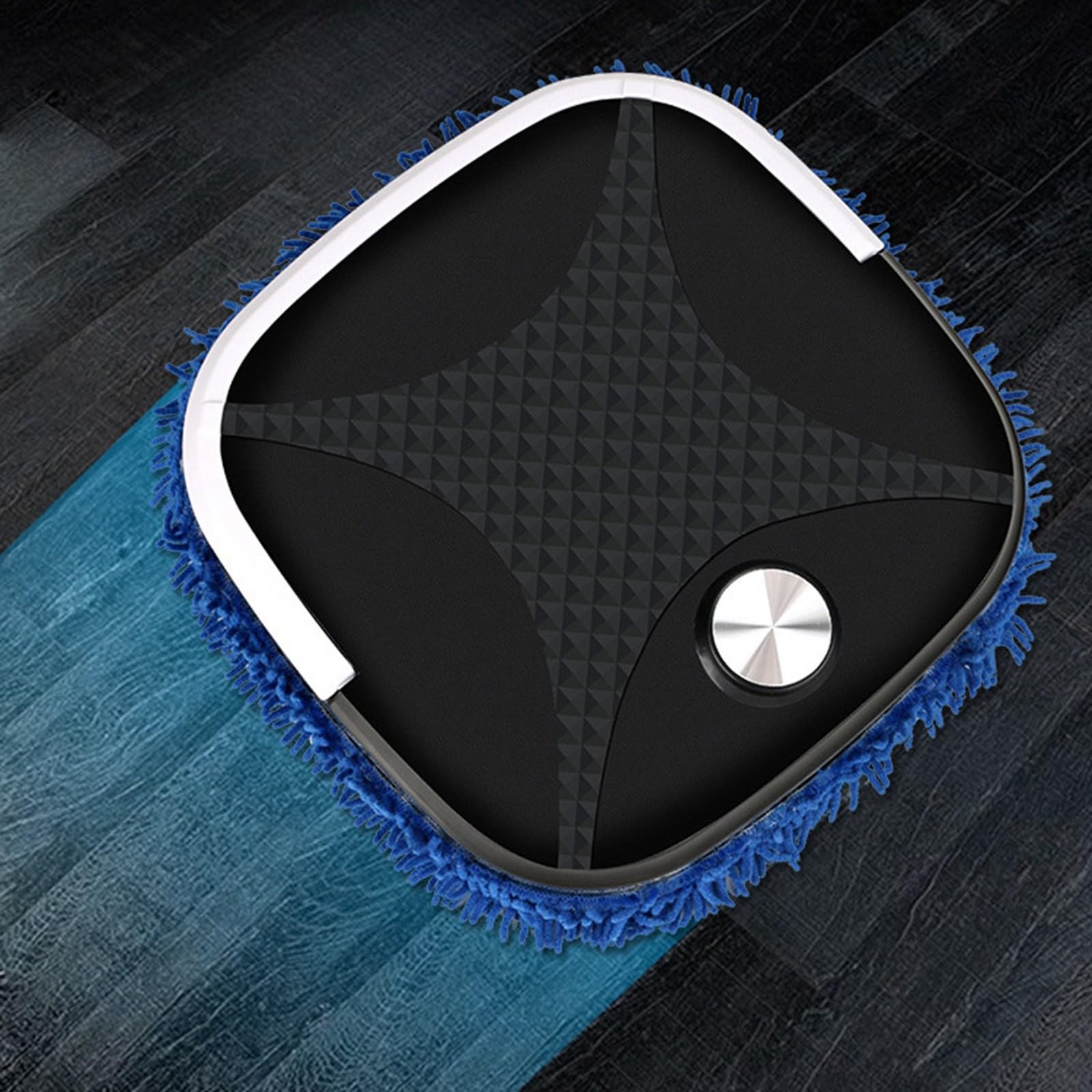 Smart Robot Vacuum Cleaner and Mop Combo - Automatic Wet/Dry Mopping with Water Tank, Self-Charging, Wi-Fi Connected for Home Cleaning - Ideal for Hardwood Floors, Tiles, and Pet Hair (Black)