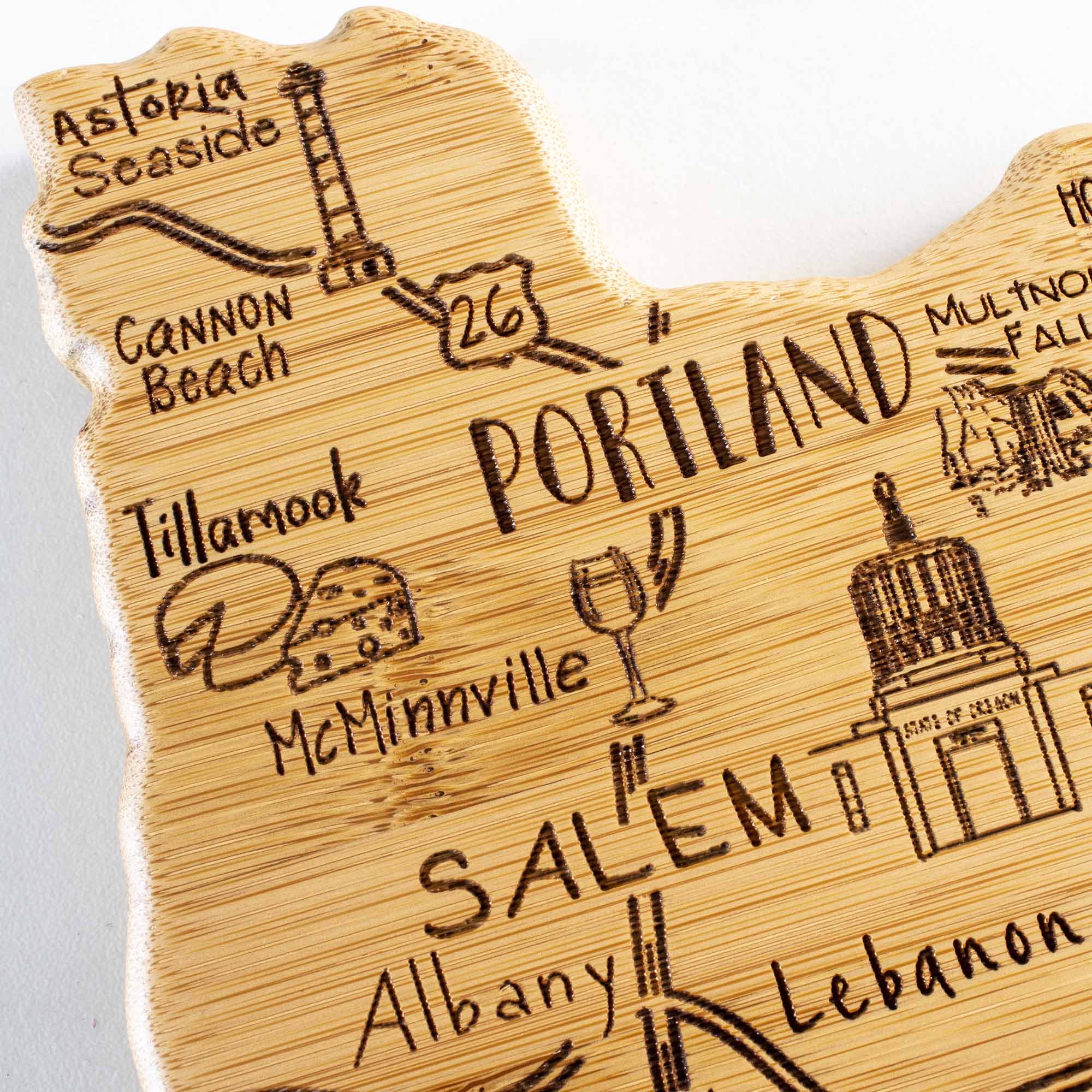 Premium Oregon Wood Cutting Board 14.5