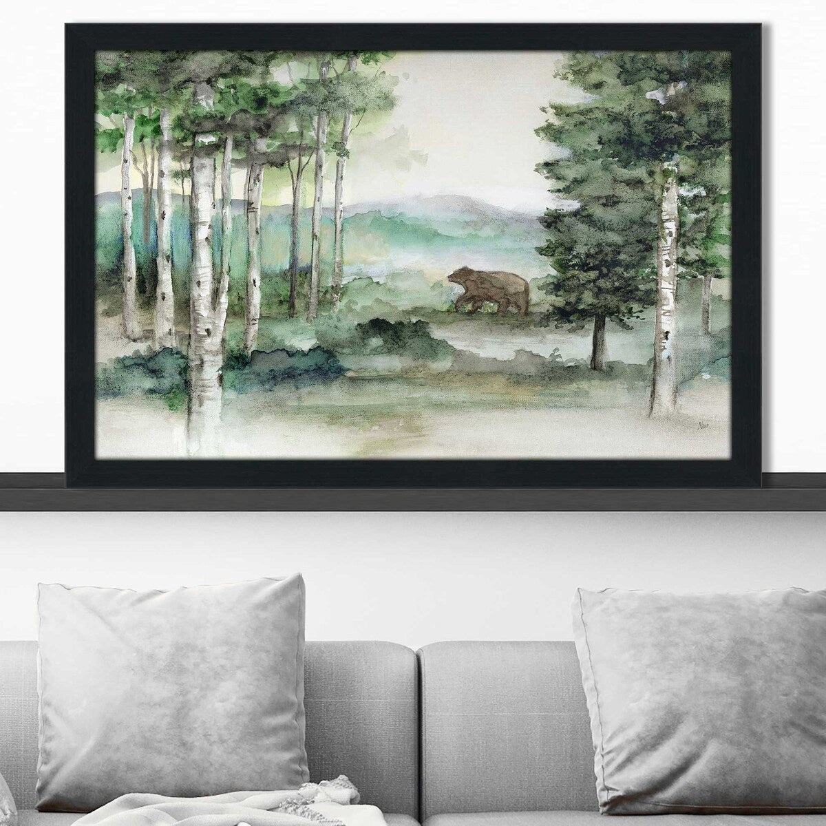Bear Mountain Landscape Print on Acrylic - Stunning Wall Art for Home & Office Decor | Perfect for Living Room, Bedroom, or Gift