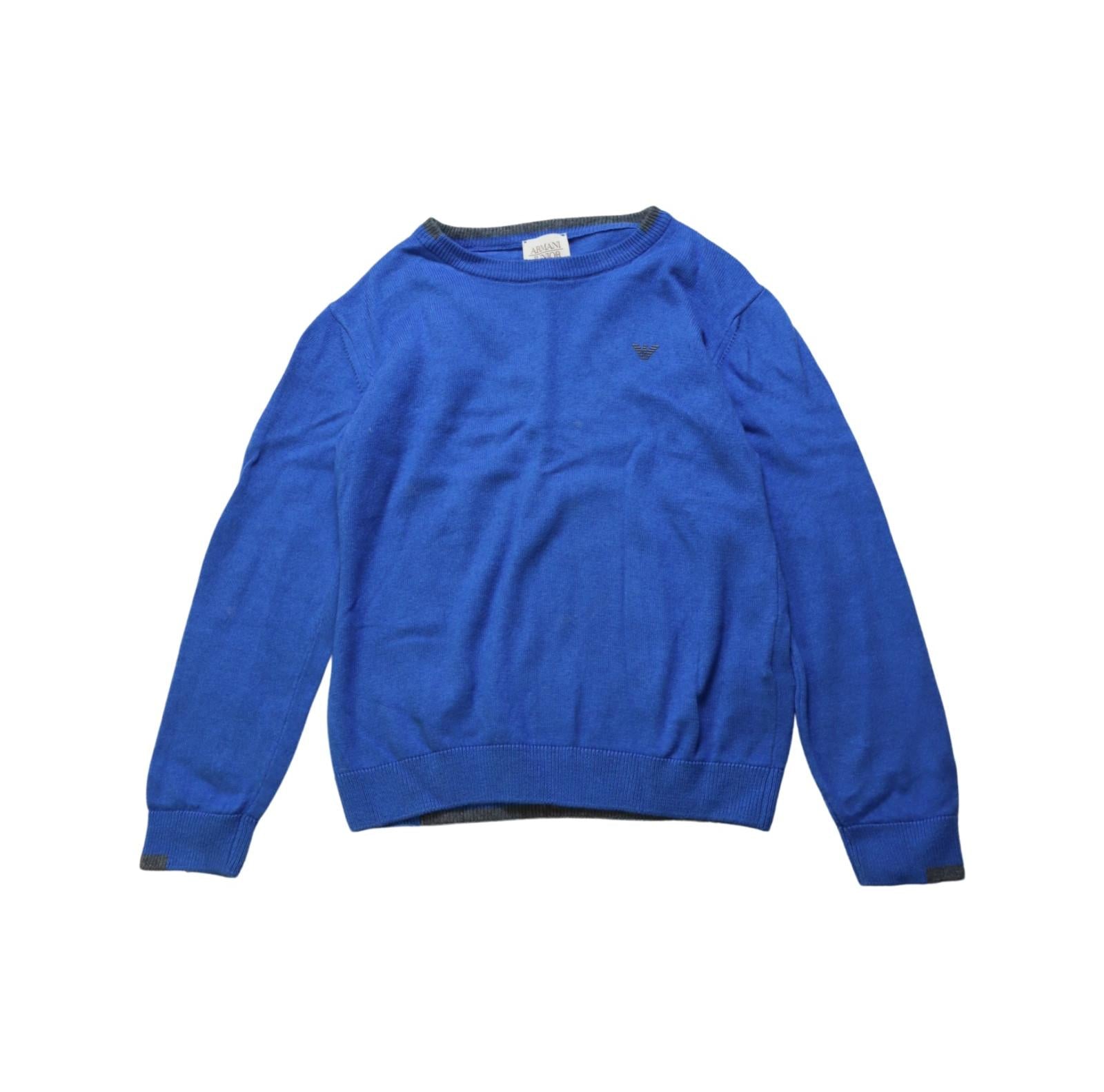 Armani Knit Sweater for Boys 6T - Premium Cotton Winter Pullover - Cozy & Stylish for School, Holidays & Family Outings