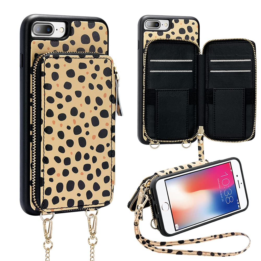 Premium Leather Wallet Case for iPhone 8 Plus/7 Plus (5.5