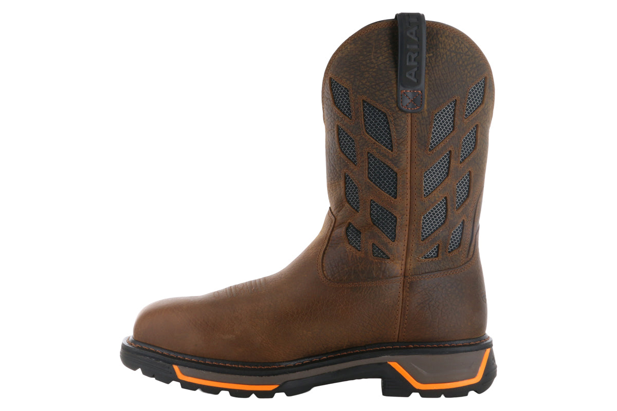 Ariat Big Rig Tread Venttek Composite Toe Work Boots for Men - Durable Safety Shoes for Construction, Warehouse & Outdoor Work