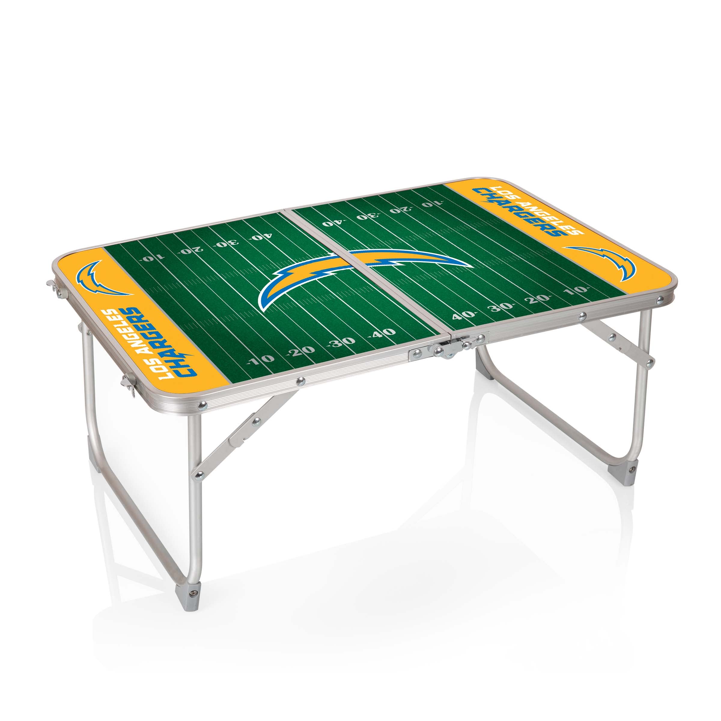 PICNIC TIME NFL Concert Mini Portable Folding Table - Small Lightweight Picnic Table for Outdoor Games, Tailgating & Camping | Perfect for Football Games, Beach Trips & Backyard BBQs