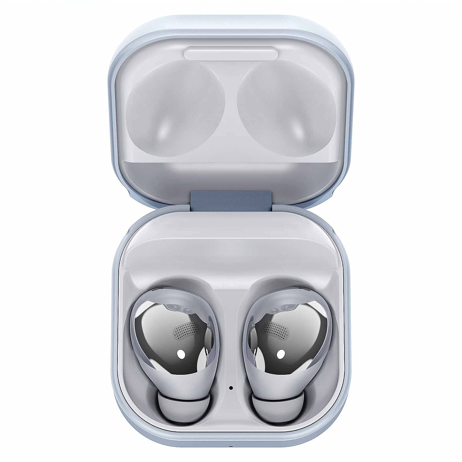 UrbanX Street Buds Pro Wireless Earbuds for Samsung Galaxy Tab Active Pro - True Wireless Bluetooth Earbuds with Noise Isolation, Charging Case, Hi-Fi Sound & Sweatproof Design (Silver White, US Version) | Perfect for Gym, Running, Commuting & Workouts