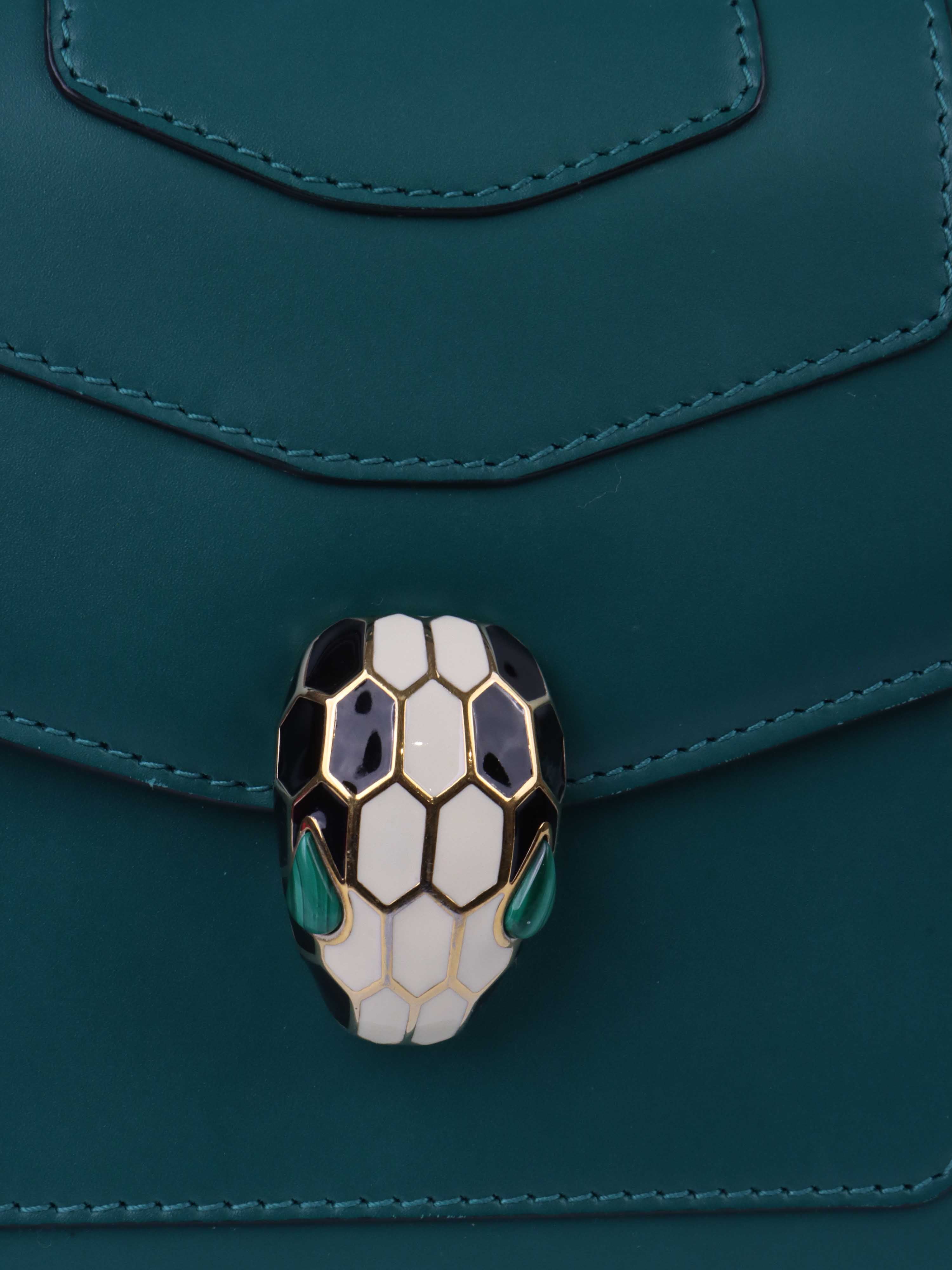 Bvlgari Serpenti Forever Top Handle Bag - Luxury Leather Shoulder Purse for Women, Elegant Designer Handbag for Work, Party & Evening Events