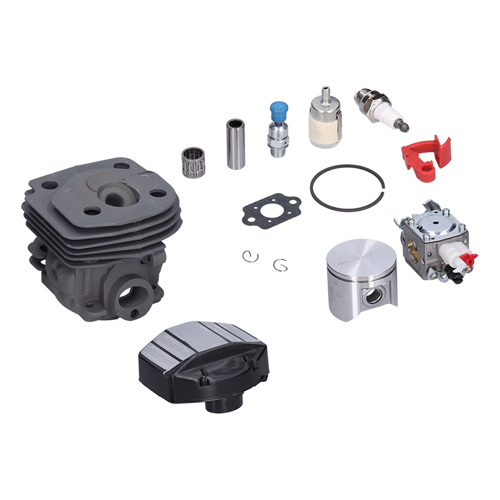 Durable Aluminum Cylinder Air Filter Set - High-Performance Wear-Resistant Carburetor Air Filter Kit for Outdoor & Garden Equipment (Ideal for Lawn Mowers, Tractors & Power Tools)