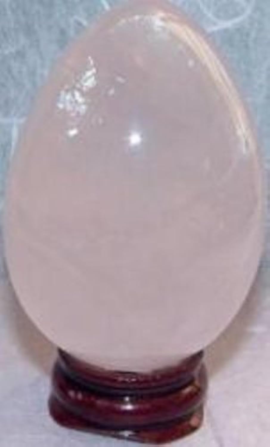 Rose Quartz Egg - Natural Healing Crystal for Meditation, Reiki & Energy Balancing | Perfect for Home Decor, Yoga & Spiritual Gifts