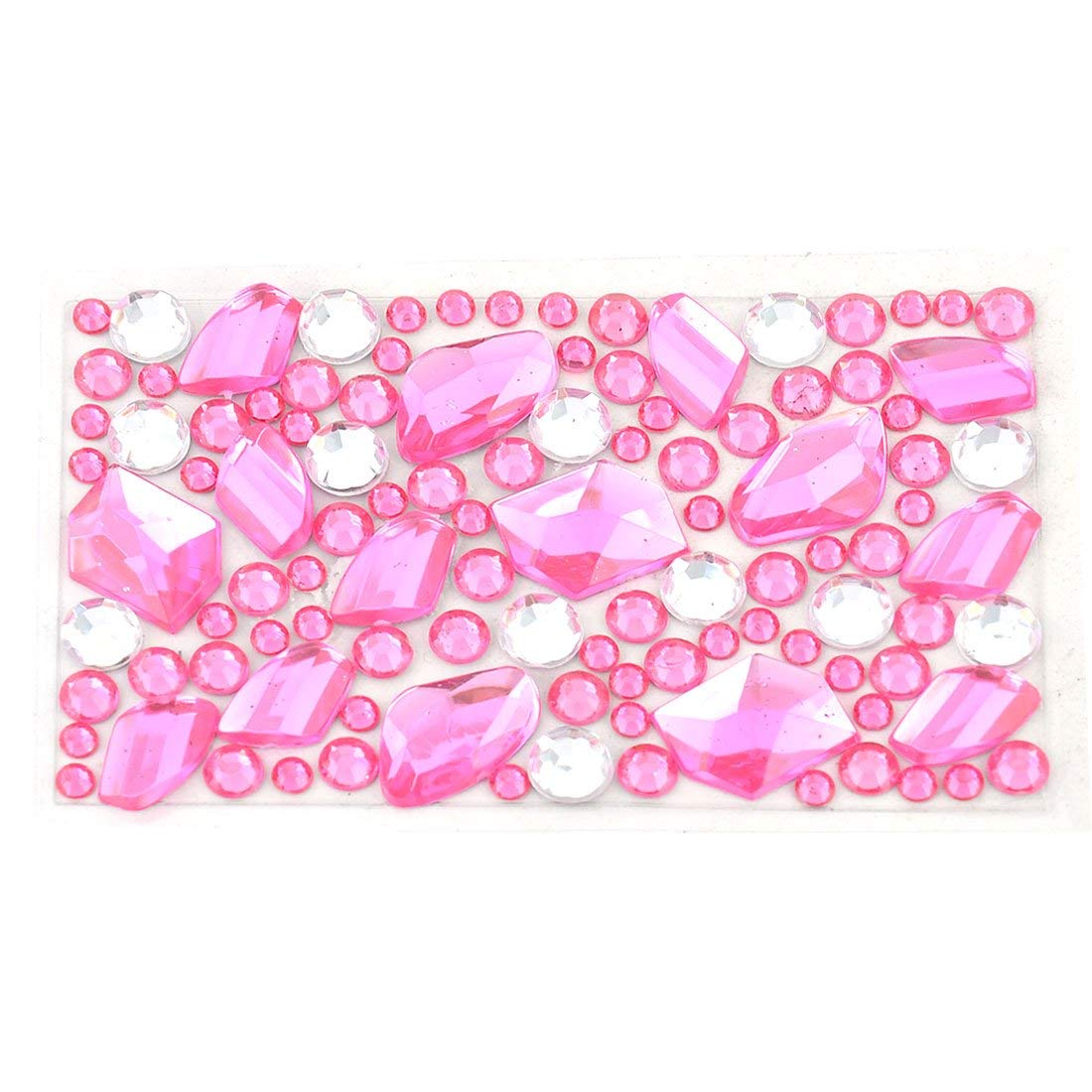 Ubersweet® Self-Adhesive Rhinestone Stickers for Phone - Fuchsia Pink Bling Decor | DIY Phone Case, Laptop, Nail Art & Craft Projects