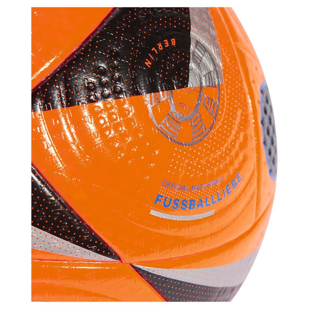 Adidas Euro 24 Pro Water Football Ball Size 5 - Official Match Soccer Ball for Training & Games - Perfect for Outdoor Sports, Backyard Practice, and Competitive Play