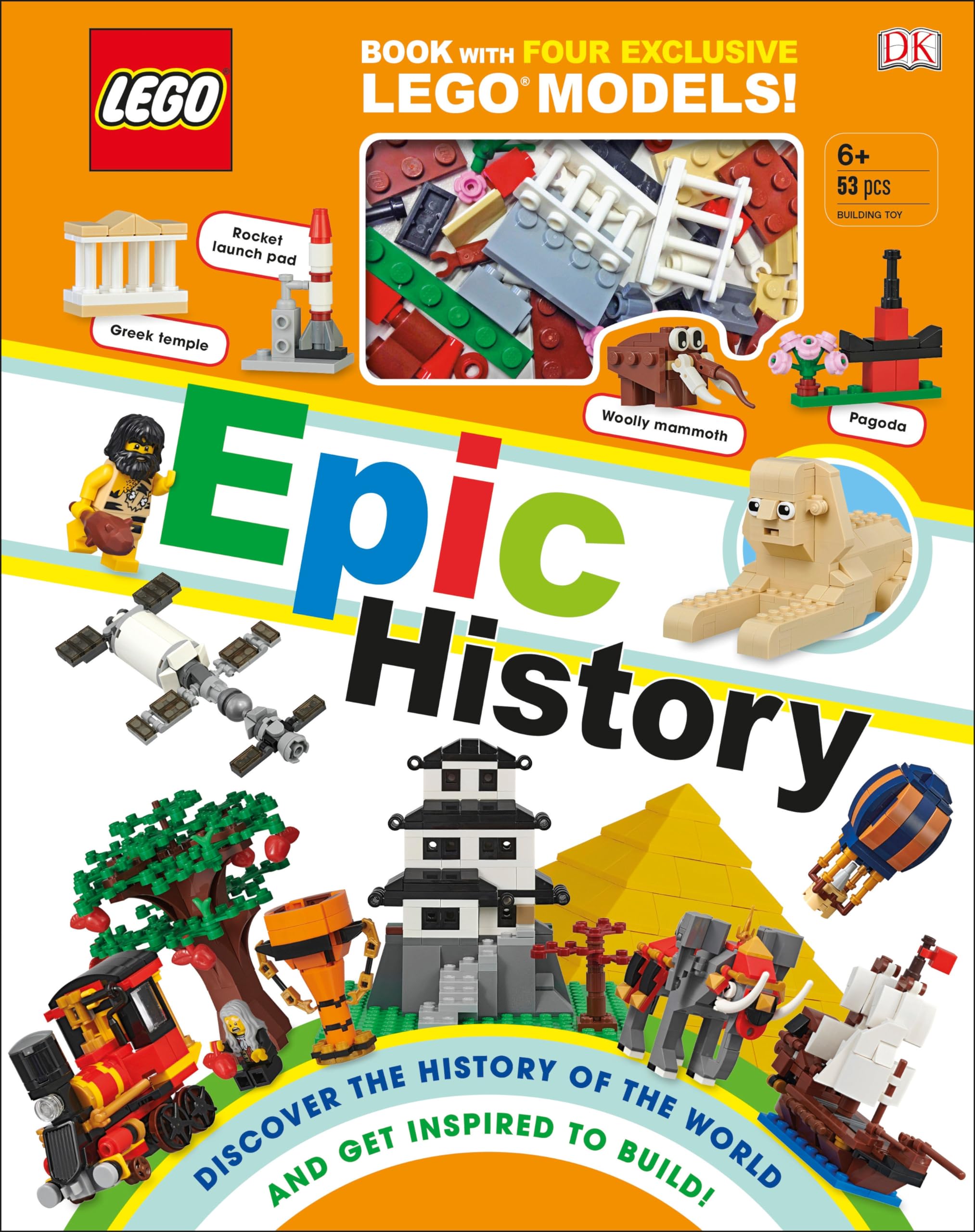 LEGO Epic History Building Kit with 4 Exclusive Mini Models – Perfect for Collectors, History Enthusiasts & Creative Play