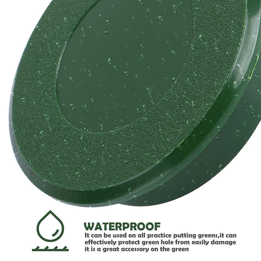 2Pcs Golf Hole Cup Covers - Durable Golf Practice Training Aids with Lid for Putting Greens, Yard, Garden & Backyard | Perfect for Outdoor Golf Training & Fun Activities