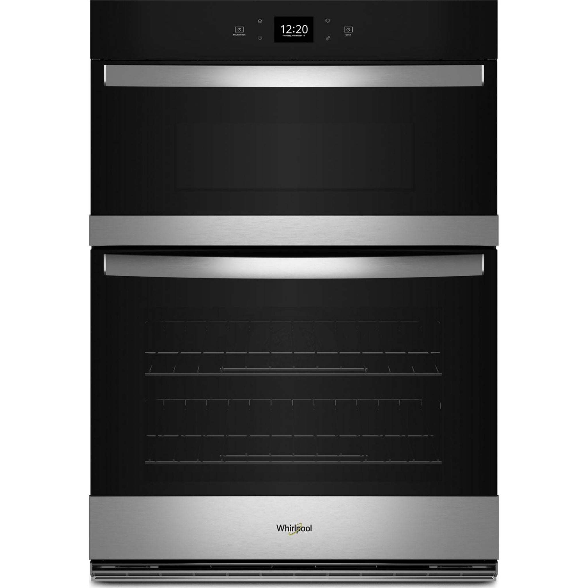 Whirlpool 30 Inch Convection Wall Oven - Stainless Steel with Fingerprint Resistant Finish (Model WOEC5030LZ) | Perfect for Modern Kitchens, Baking, and Entertaining