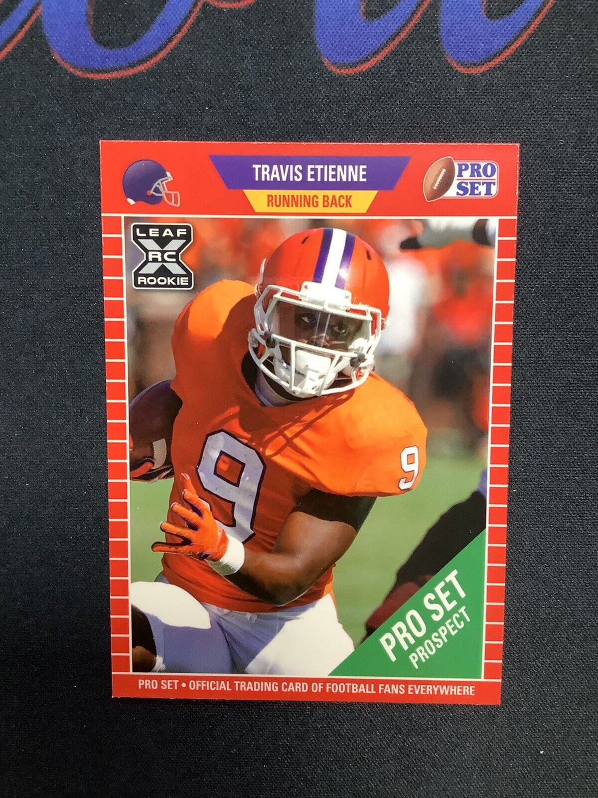 2021 Travis Etienne Leaf Pro Set Football Rookie Card - Photo Variation SP PS8 Graded | Collectible Sports Memorabilia for Fans & Investors | Perfect for Display, Trading, and Gifting