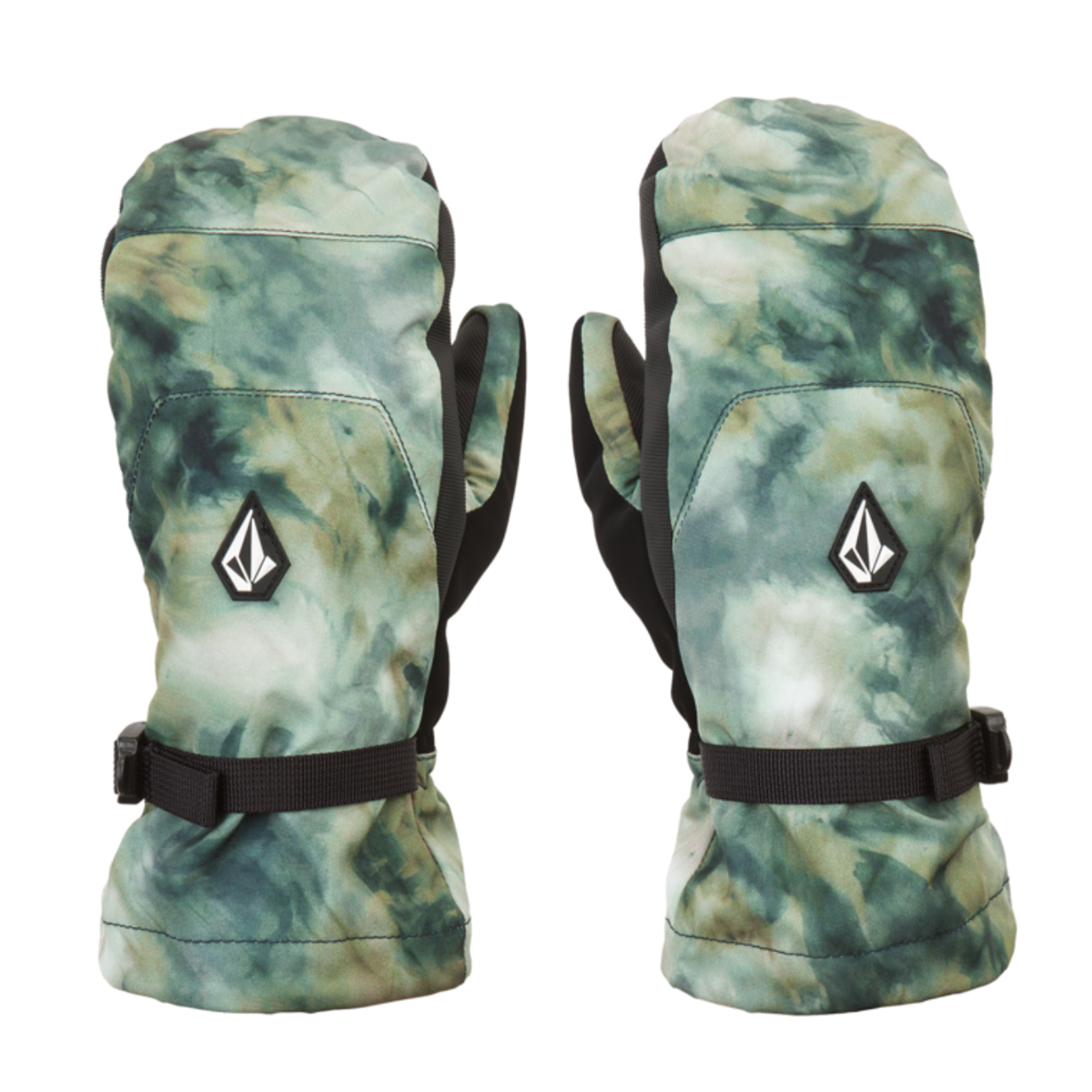Volcom Women's V.Snow Over Mitt - Waterproof Winter Gloves for Skiing & Snowboarding (Green, 2026) - Stay Warm & Dry in Cold Weather