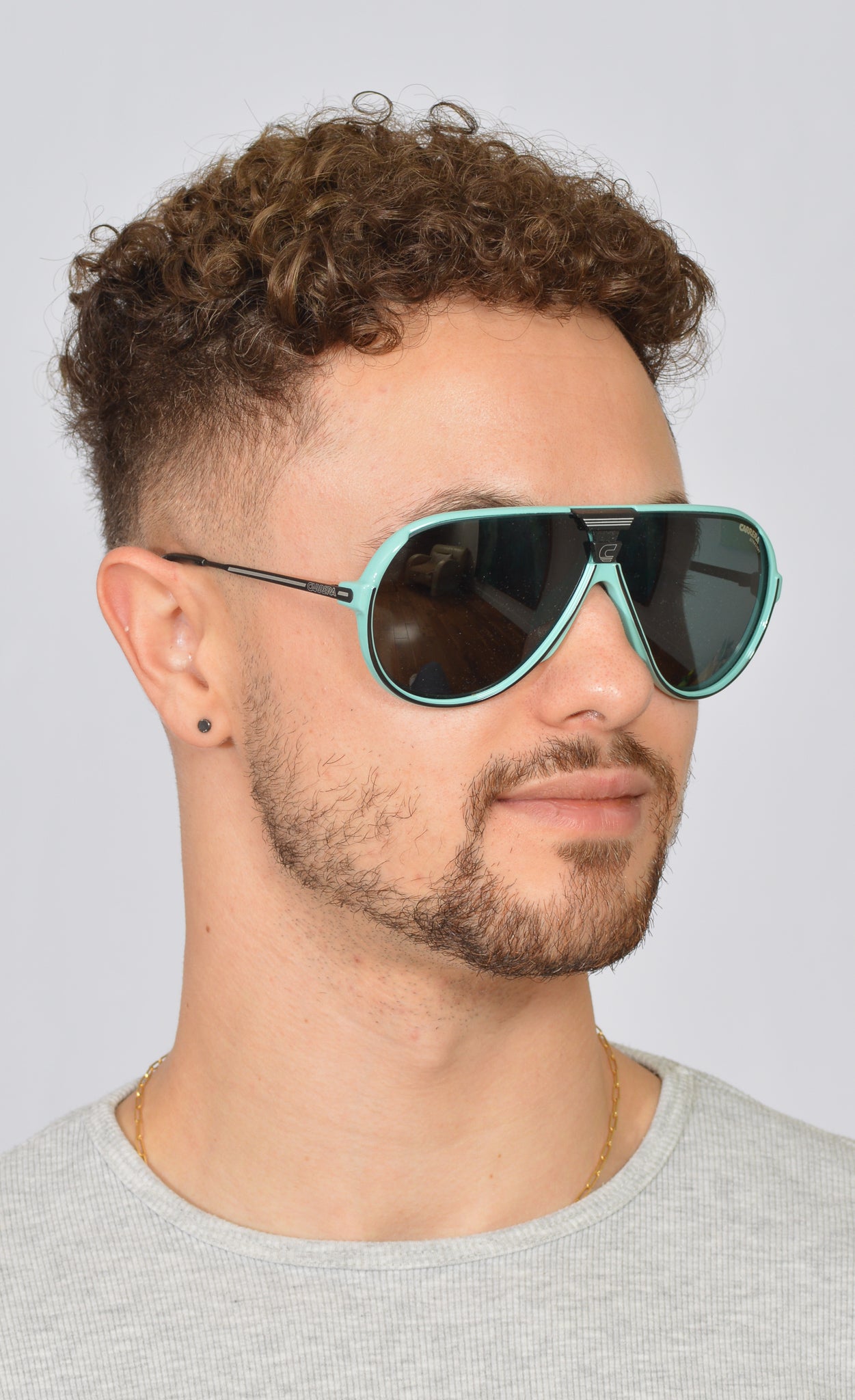 Carrera 5593 60mm Sunglasses for Men & Women - UV Protection Polarized Sports Sunglasses for Running, Cycling, Driving & Outdoor Activities