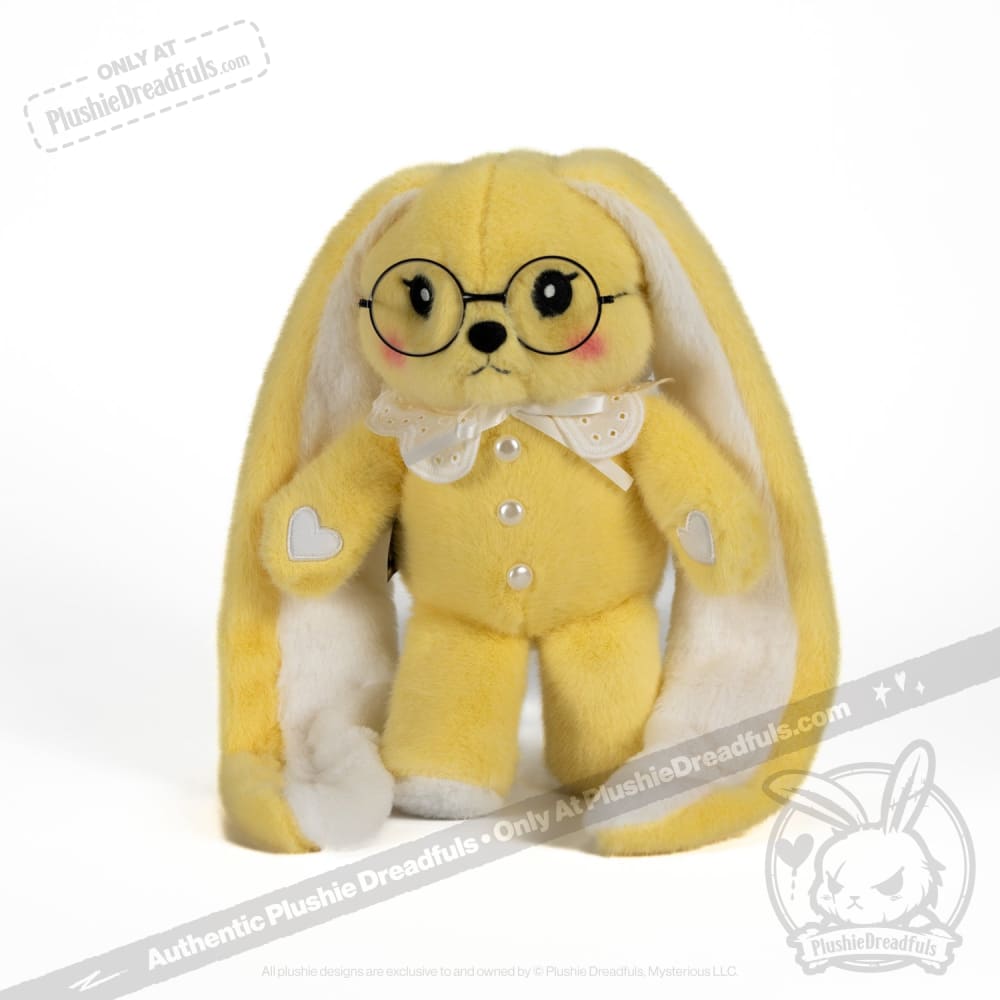 Plushie Dreadfuls Shy Rabbit Stuffed Animal - Soft Cuddly Bunny Plush Toy for Kids & Adults | Perfect for Anxiety Relief, Gifts, and Home Decor