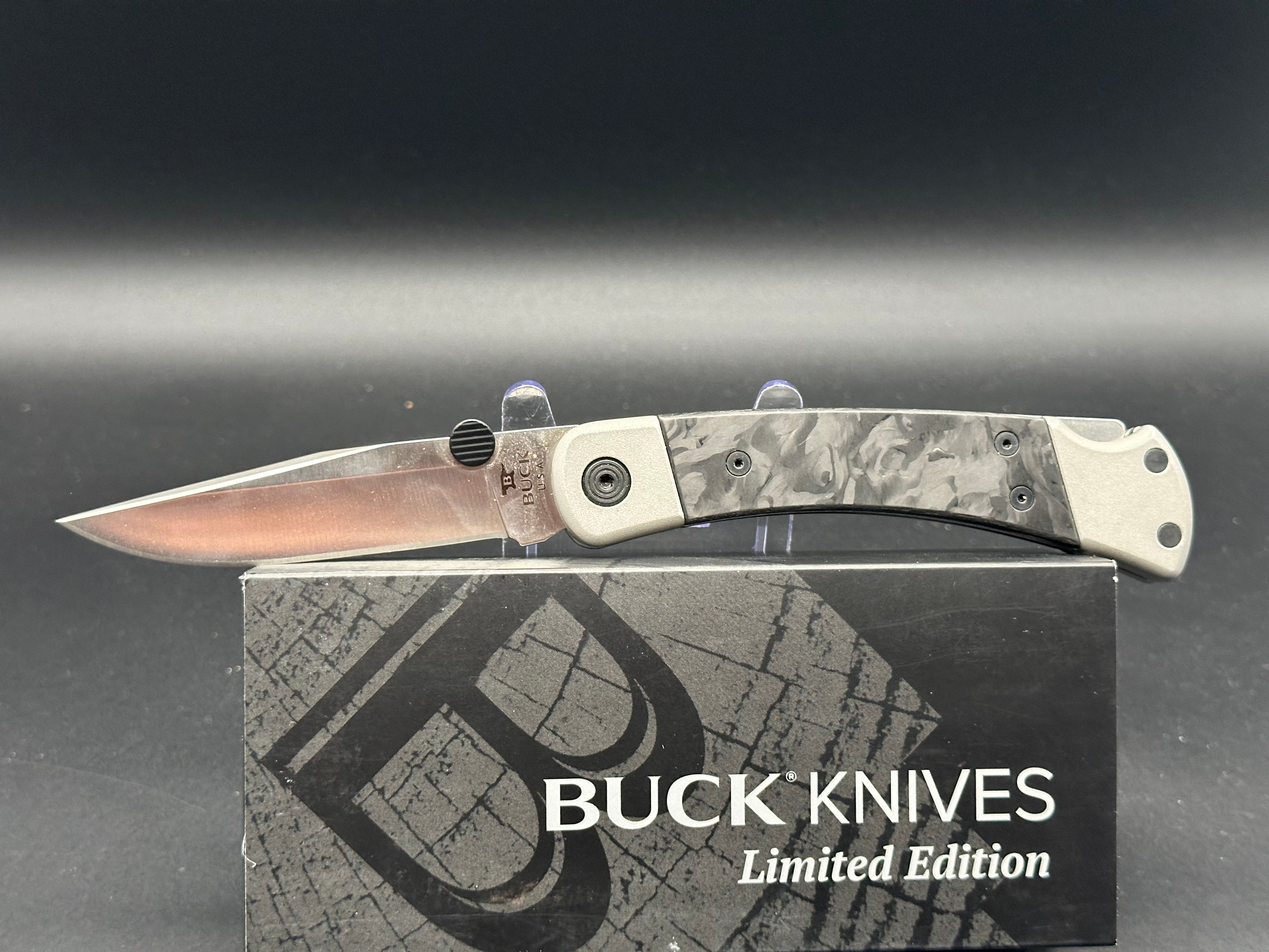Buck Knives 0110CFSLE1 B 110 Folding Hunter Knife - 2021 Legacy Collection - S45VN Steel Blade - EDC Pocket Knife for Hunting, Camping & Outdoor Adventures