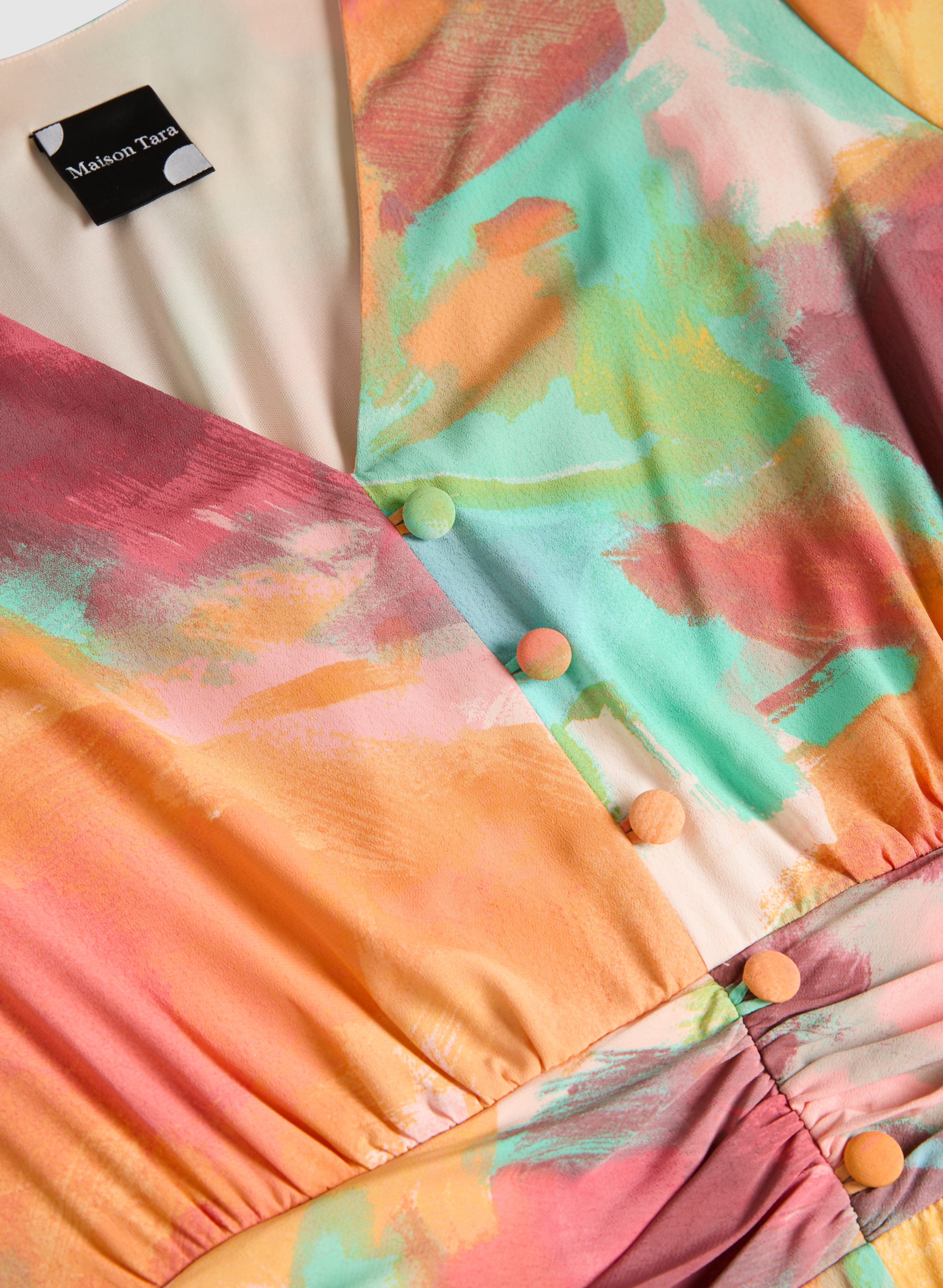 Stylish Abstract Floral Print Dress for Women - Perfect for Summer Parties, Beach Vacations & Date Nights