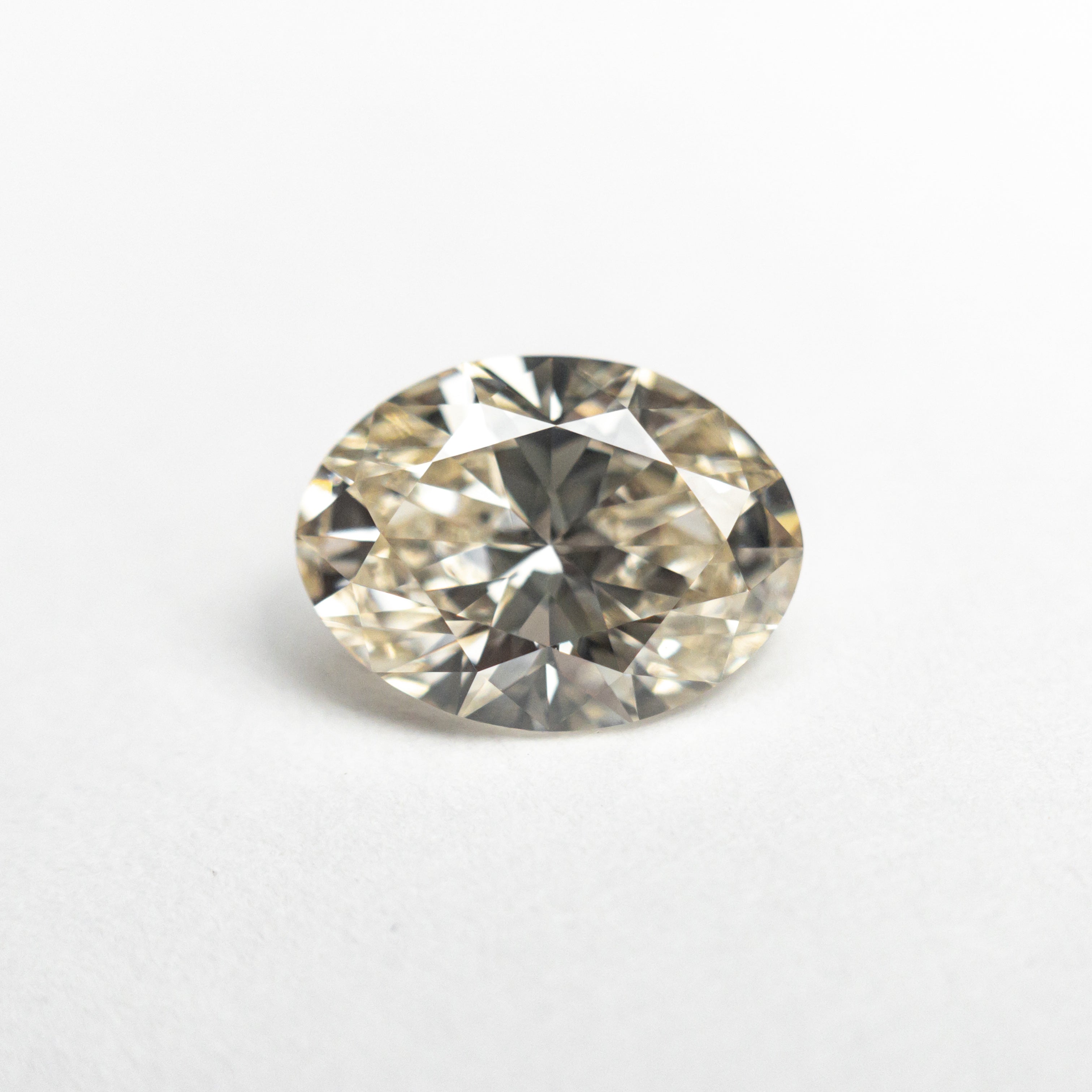 1.50ct Oval Brilliant Cut Diamond (8.84x6.58x4.06mm) VS2 Clarity C1 Color - Engagement Ring Center Stone for Wedding & Anniversary Jewelry
