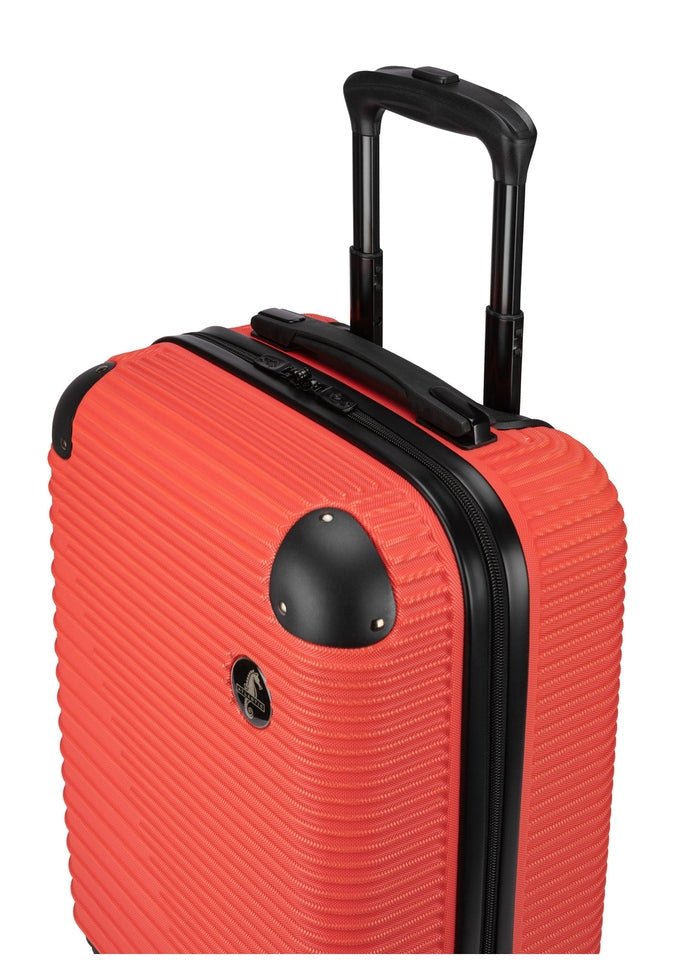 Atlantic Swerve Carry On Luggage - Lightweight Durable Suitcase for Travel, Business & Vacation - TSA Approved Spinner Wheel Cabin Bag with USB Port & Expandable Design