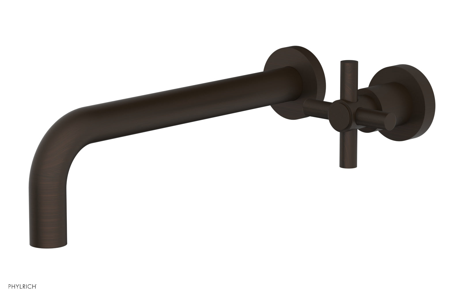 Basic 10 Single Handle Wall Mount Bathroom Faucet Set - Cross Handle D131 16 - Perfect for Small Bathrooms & Powder Rooms