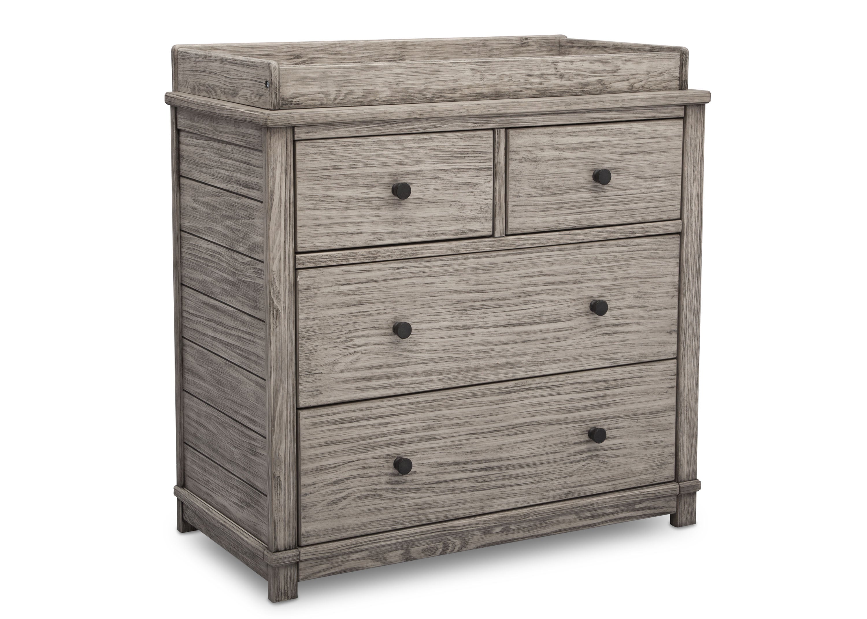 Modern 4-Drawer Baby Dresser with Changing Top & Secure Interlocking Drawers - Perfect for Nursery Organization & Infant Care