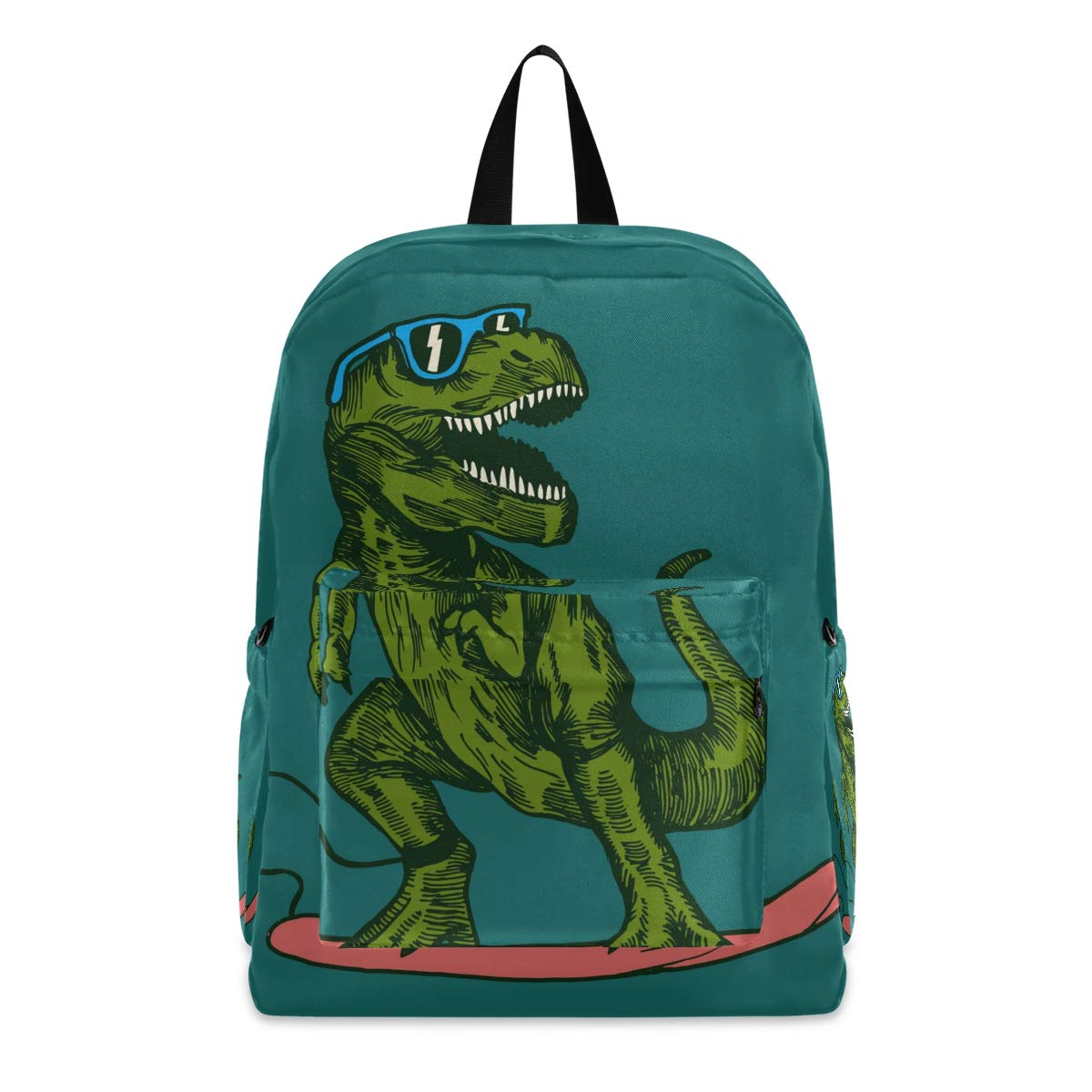 Durable Lightweight Travel Backpack for Men & Women - T-Rex Dinosaur Print School Bag for Students, Teens, Boys & Girls | Perfect for Hiking, College, Commuting & Daily Use