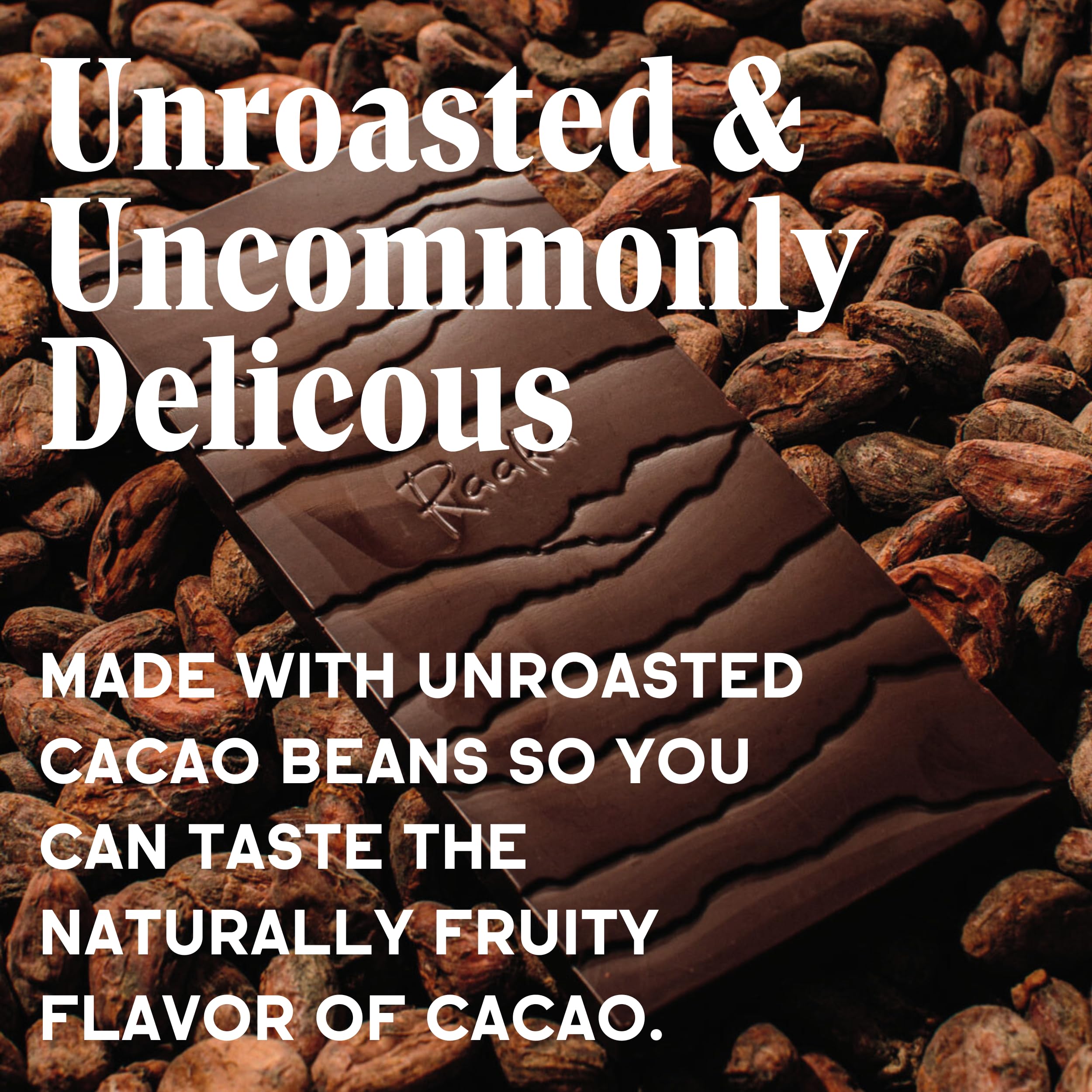 Organic Raaka 100% Dark Chocolate Bars - Unsweetened, Sugar Free, Pure Cacao, Vegan, Keto, Gluten Free, Soy Free, Kosher - 3-Pack (1.8oz Each) for Baking, Cooking & Healthy Snacking