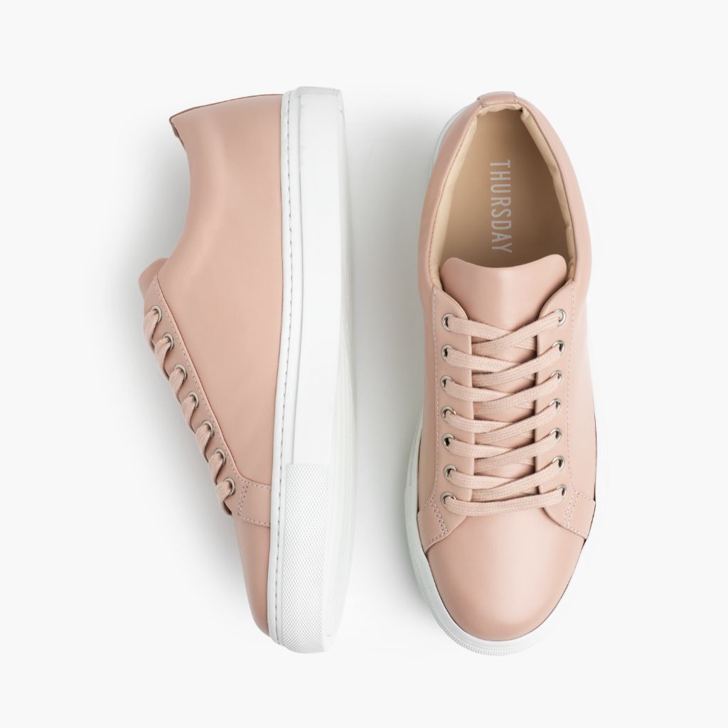 Women's Premier Low Top Sneakers - Comfortable Casual Shoes for Women in Blush Pink | Perfect for Walking, Running & Everyday Wear