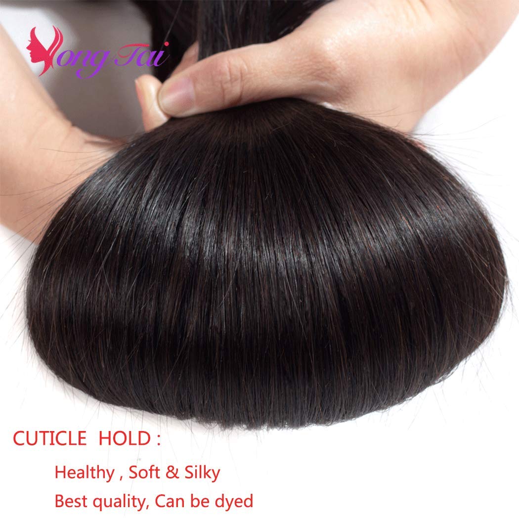 100% Virgin Unprocessed Malaysian Straight Human Hair Weaves - 3 Bundles (24
