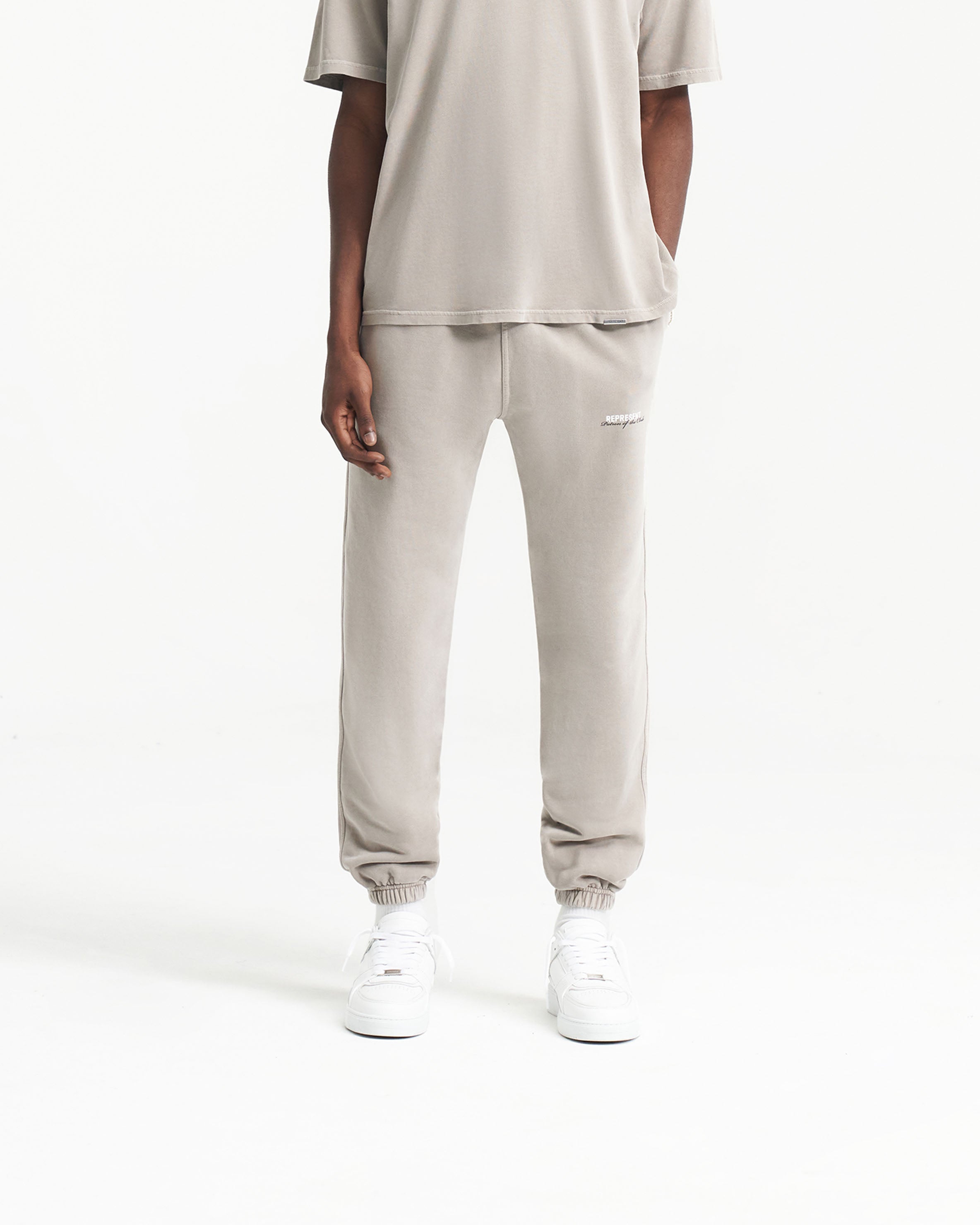 **Premium Club Sweatpants for Men & Women - Soft Comfortable Joggers in Mudstone - Perfect for Gym, Lounge & Casual Wear**