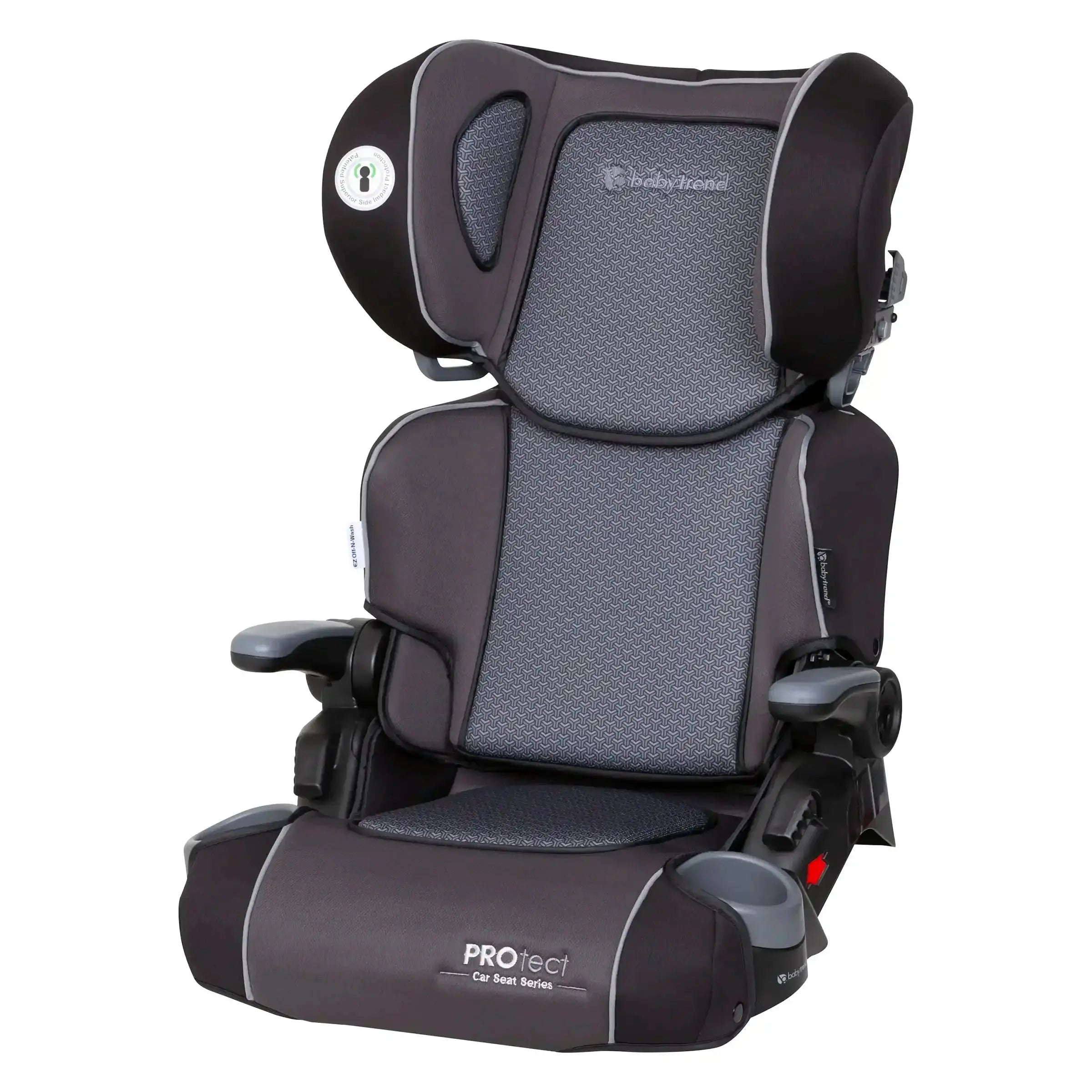 PROtect 2-in-1 Folding Booster Car Seat for Kids - Convertible High Back & Backless Car Seat for Travel & School - Safe & Portable for Toddlers 3-12 Years Old