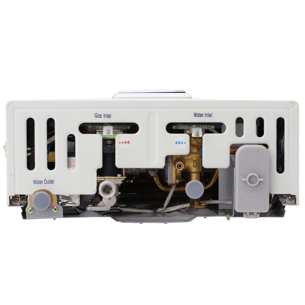 EZ Tankless EZ 202 NG 4.0 GPM 85000 BTU Natural Gas Portable Tankless Water Heater - Instant Hot Water for Camping, RV, Outdoor Showers & Emergency Use