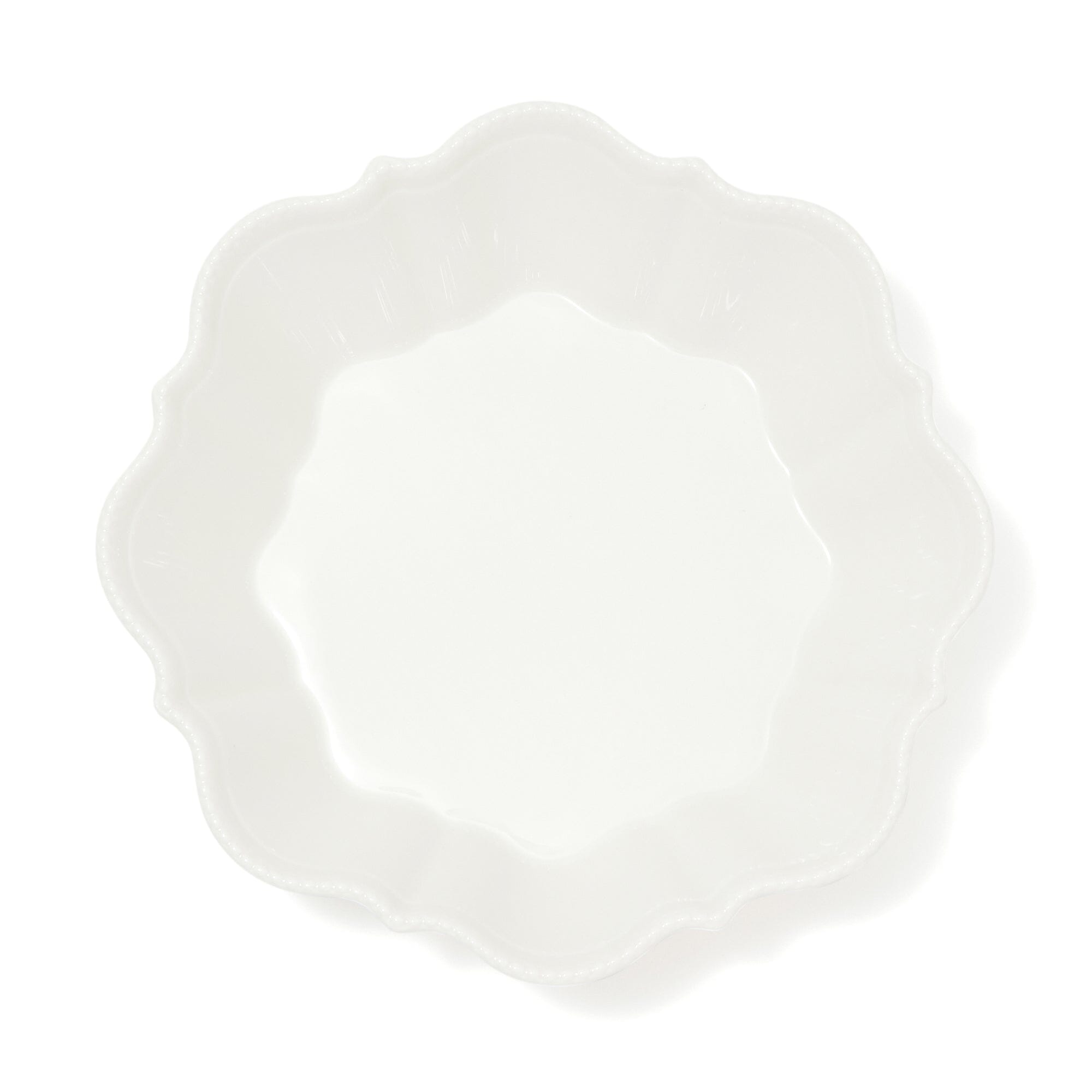 Blanche Deep Plate M Wave White - Elegant Dinnerware for Fine Dining, Entertaining & Special Occasions
