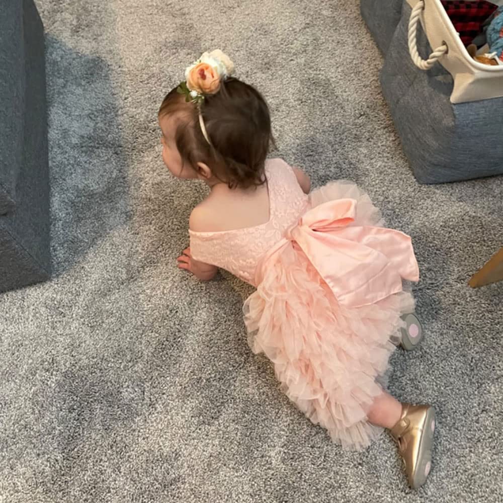 Cilucu Girls Tutu Dress for Toddlers - Vintage Princess Tulle Party Dress with V Back Bow - Perfect for Birthday, Flower Girl, Pageant & Special Occasions
